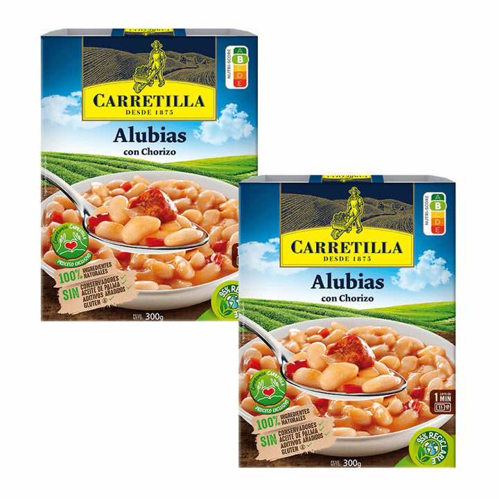 Carretilla® Alubias con Chorizo Pack de 2