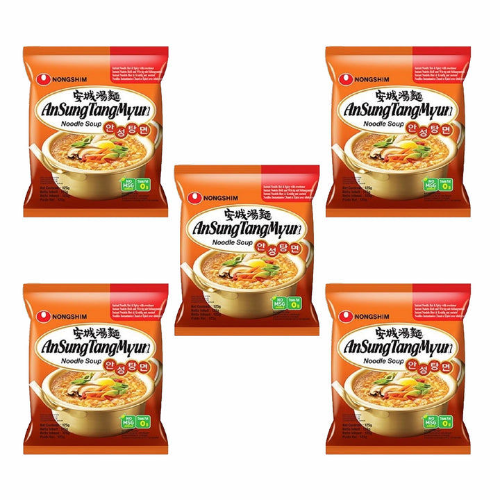 NongShim® Ansungtangmyun Noodle Pack de 5