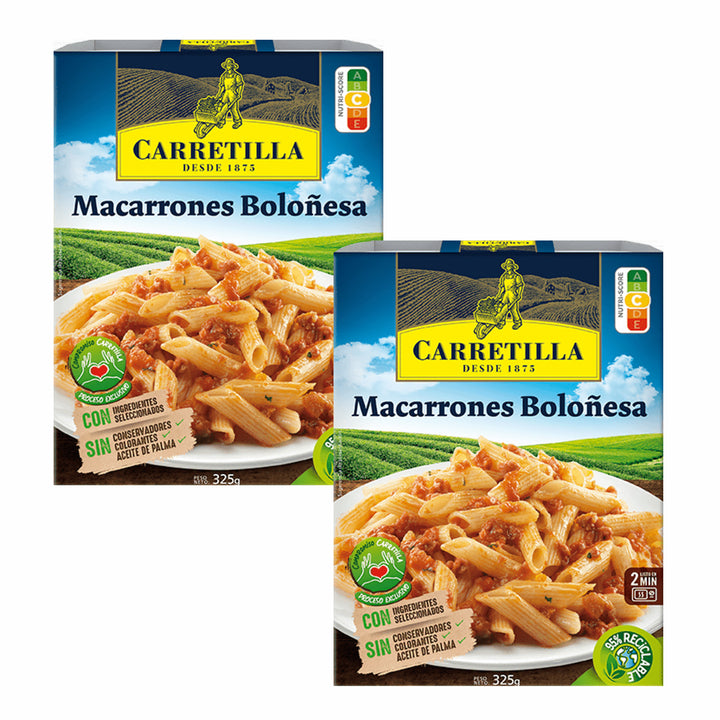 Carretilla® Macarrones Boloñesa Pack de 2