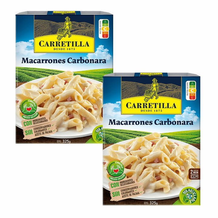 Carretilla® Macarrones Carbonara Pack de 2