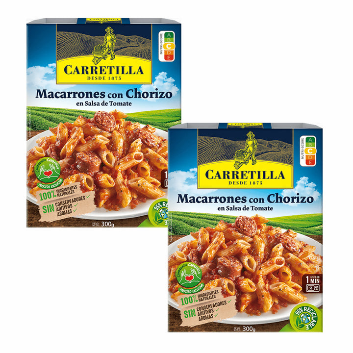 Carretilla® Macarrones con Chorizo Pack de 2