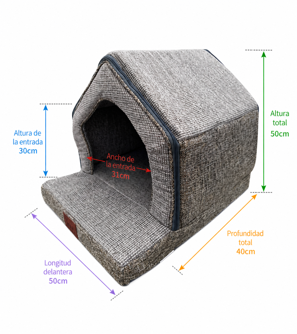 Caseta plegable para perros pequeños