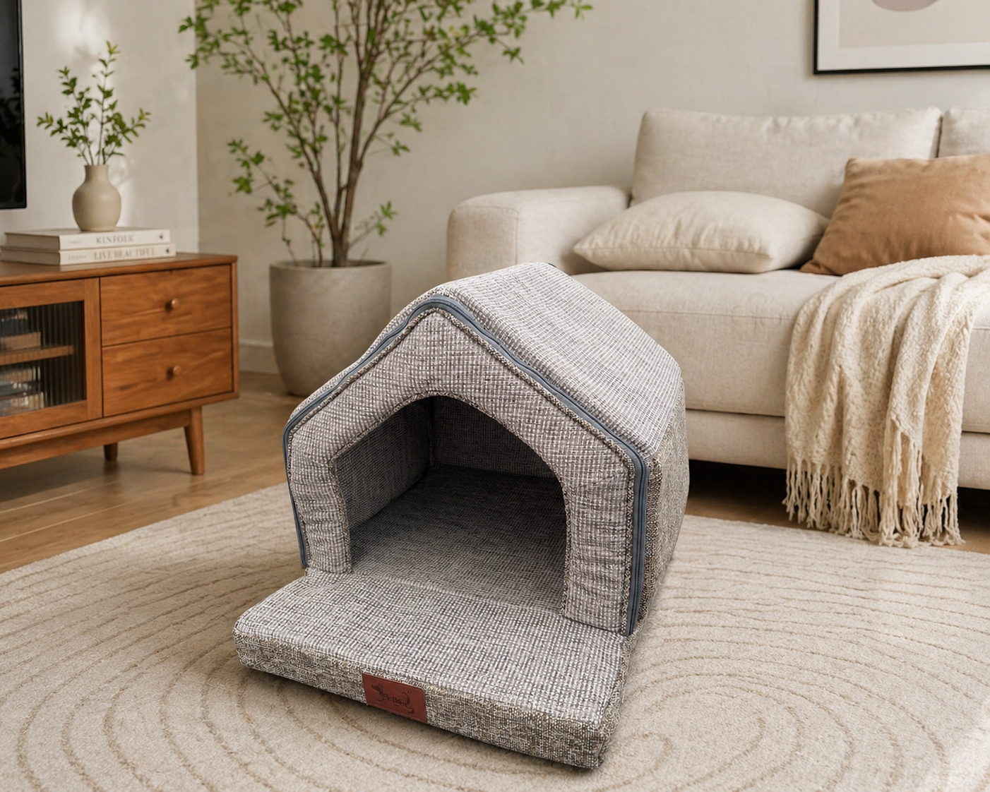 Caseta plegable para perros pequeños