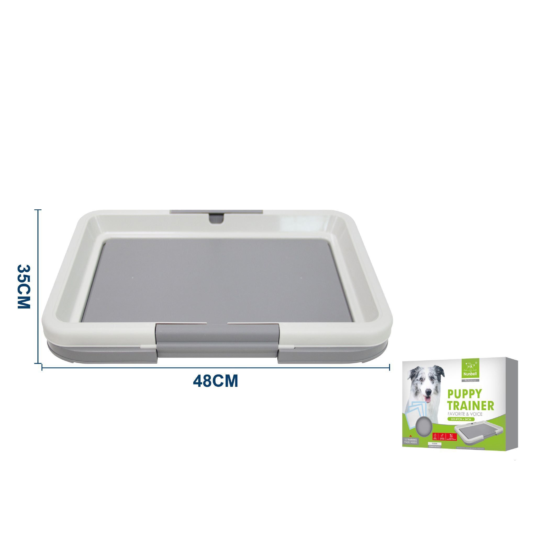 Imagen de Productos para mascotas y animales Bandeja Empapadores Perros 35x48 cm en color Negro de Meishida