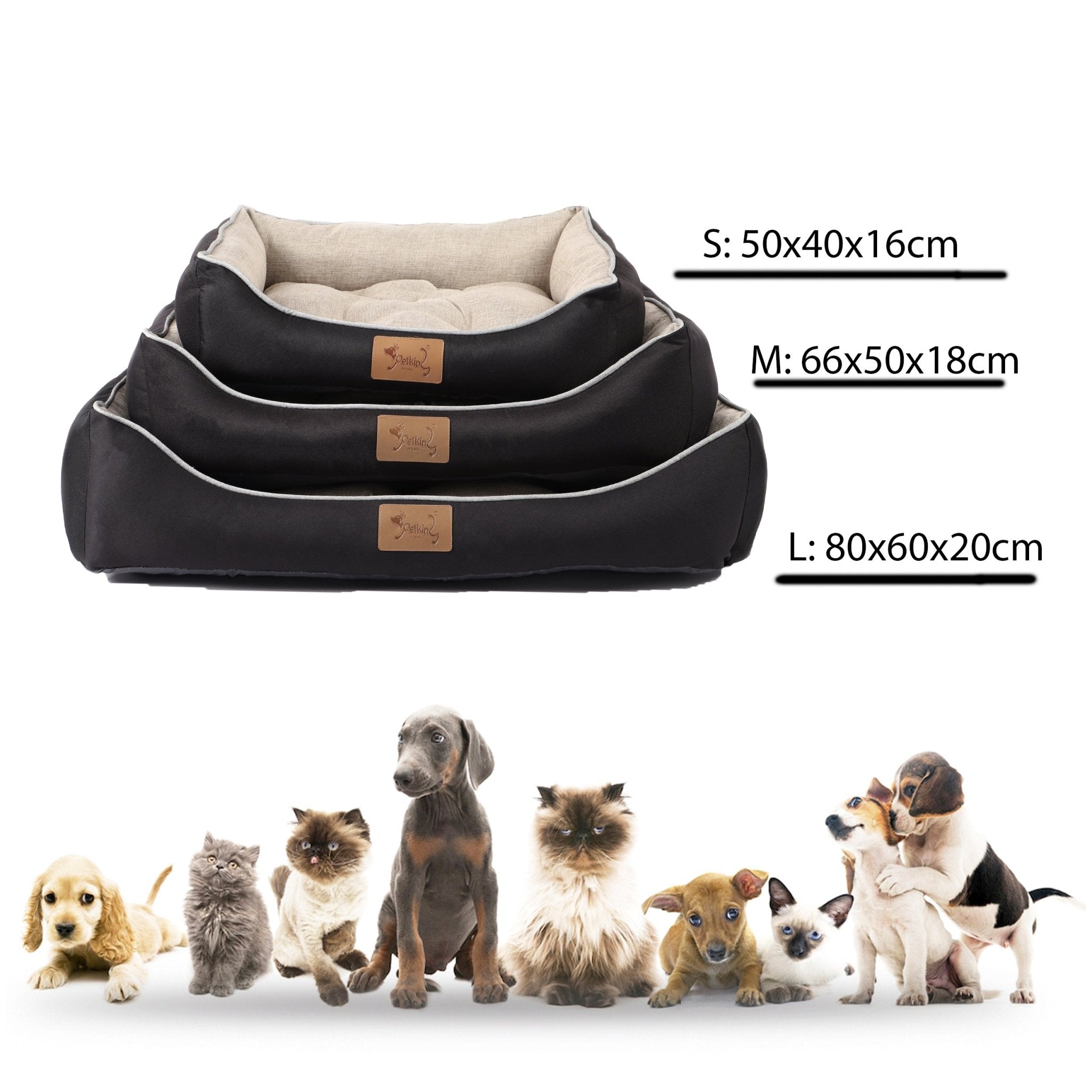 Imagen de Productos para mascotas y animales Cama para perros en color S: 50x40x16cm de Meishida