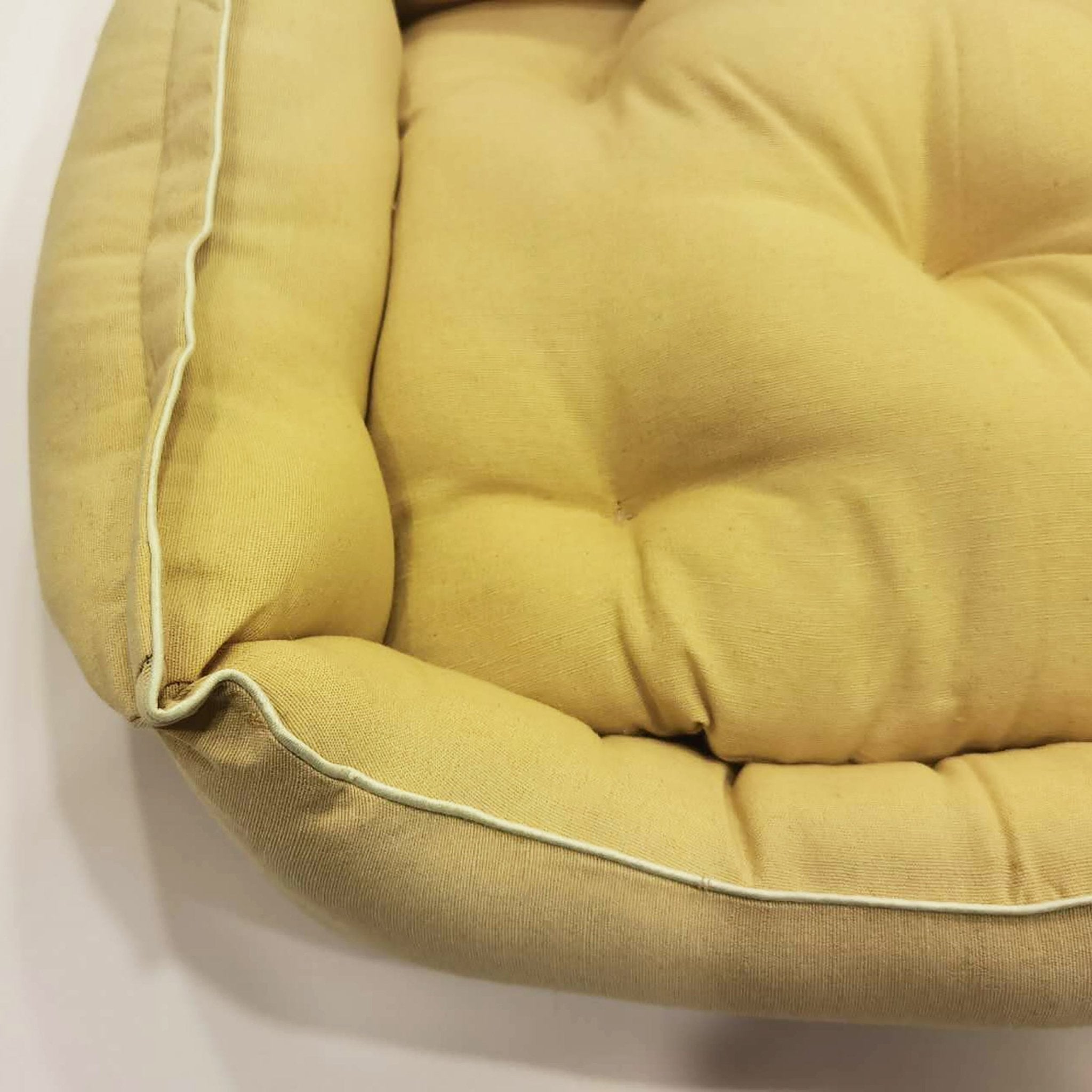 Imagen de Productos para mascotas y animales Cama para Perros de Loneta, Amarillo en color S - 52x41x17cm de Meishida