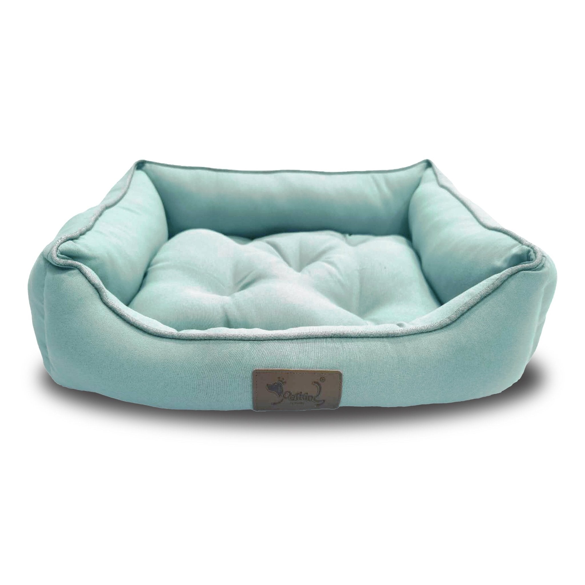 Imagen de Productos para mascotas y animales Cama para Perros de Loneta, Turquesa en color S - 52x41x17cm de Meishida