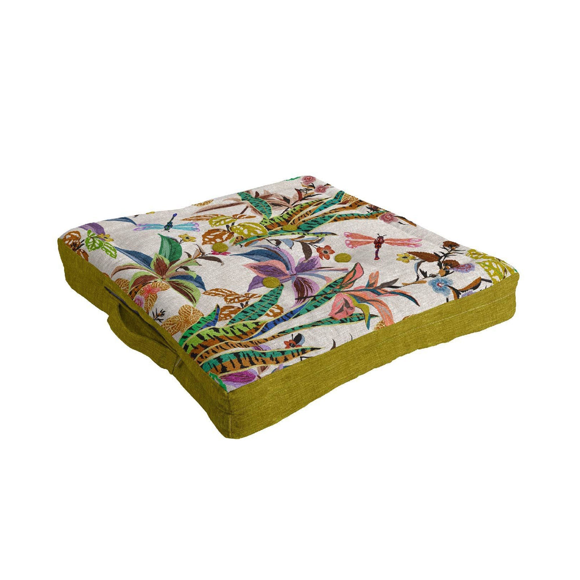 Imagen de Cojín para sillas Cojín para Silla Tamaño 60x60x10cm en color Floral de Meishida