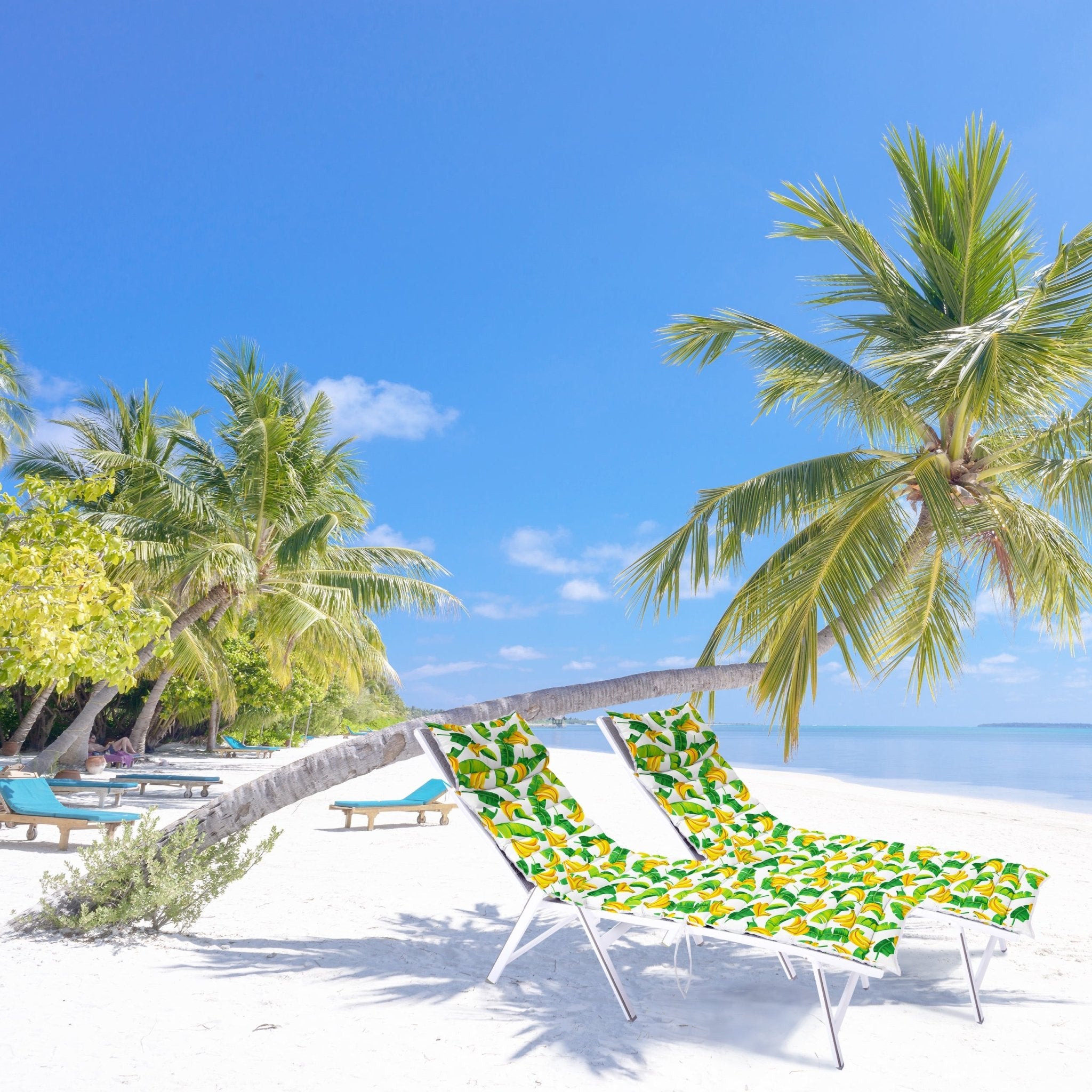 Imagen de Cojín para tumbona Cojín Para Tumbona Estampado, Bananas en color de Meishida