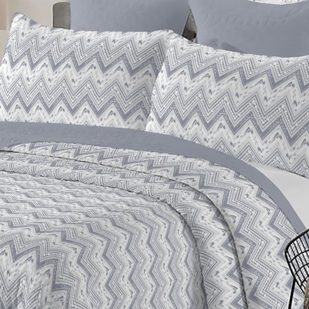 Imagen de Colchas Colcha Estampada Reversible en color Gris de Meishida