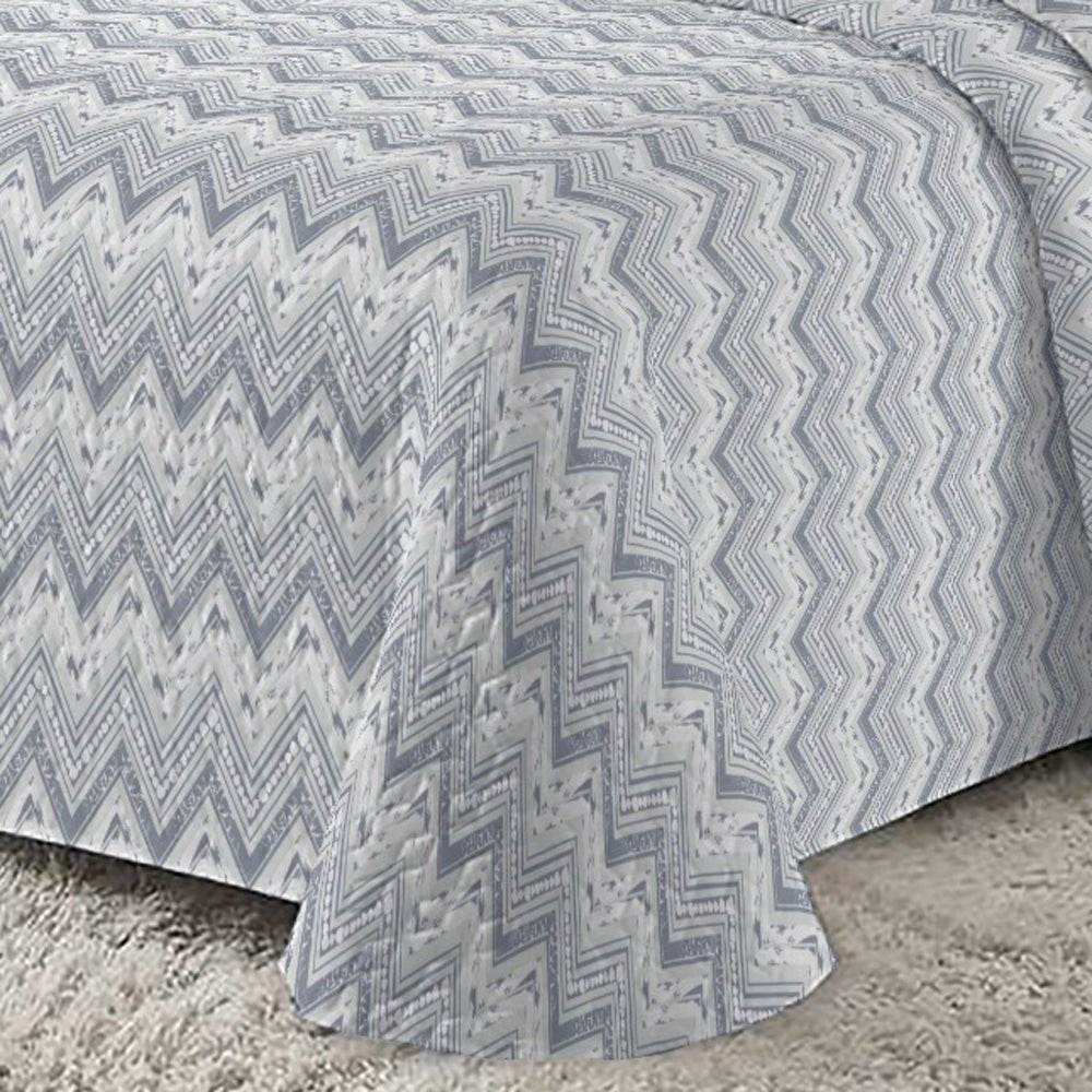 Imagen de Colchas Colcha Estampada Reversible en color Gris de Meishida