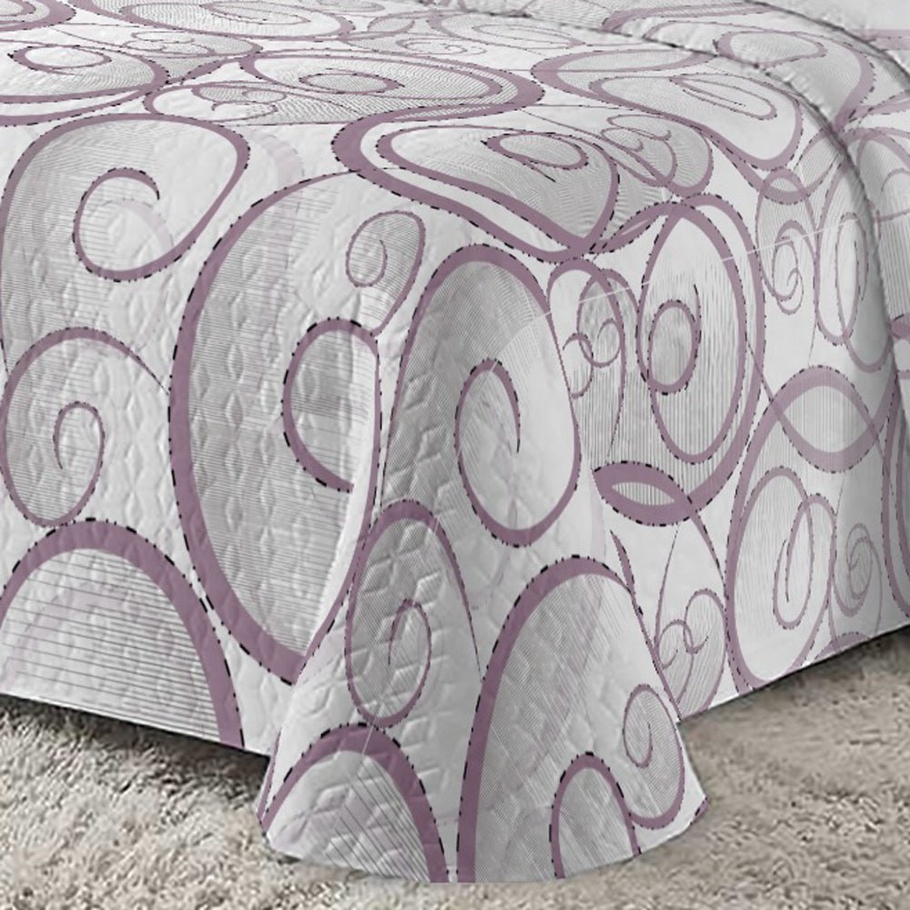 Imagen de Colchas Colcha Estampada Reversible en color Gris de Meishida