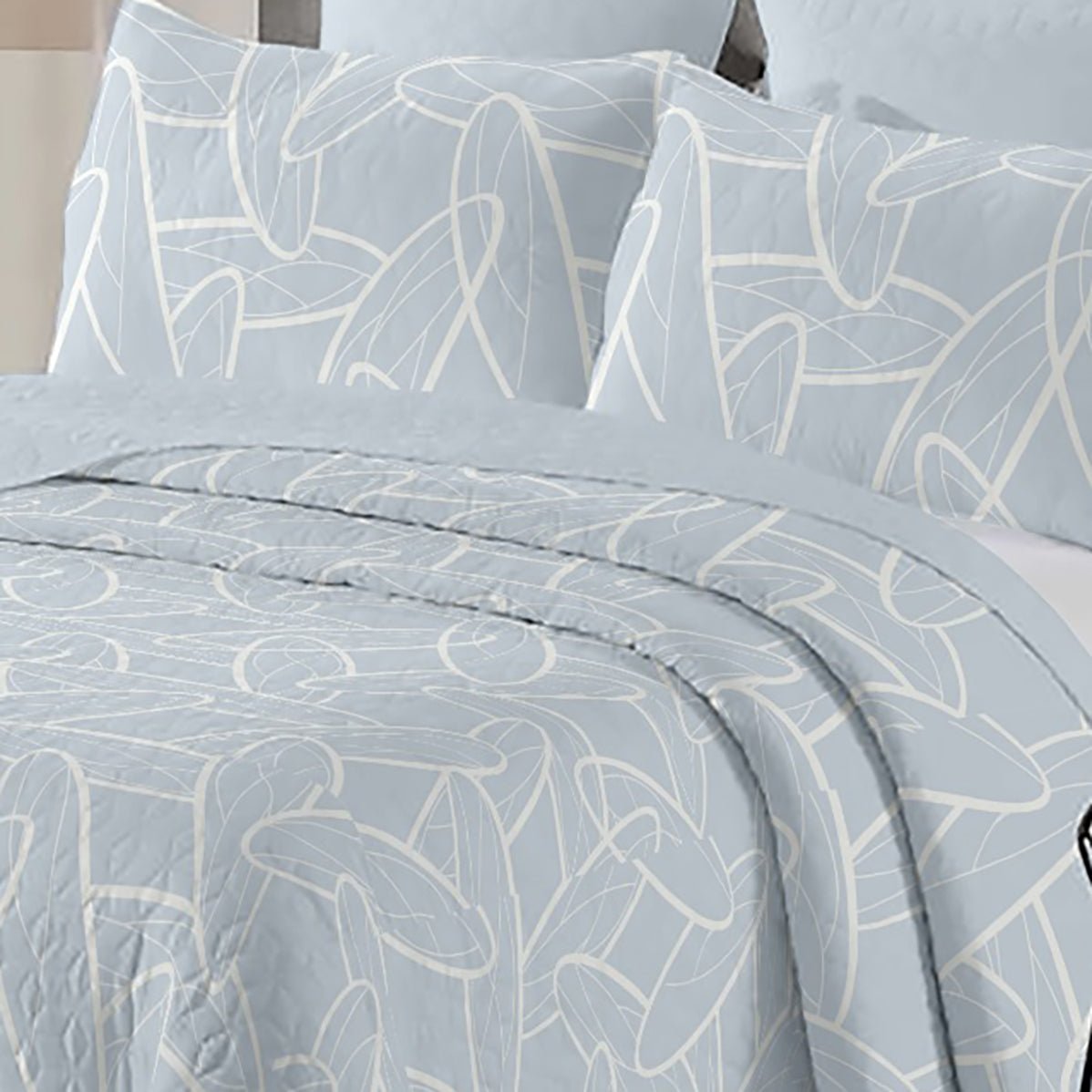 Imagen de Colchas Colcha Estampada Reversible en color Gris de Meishida