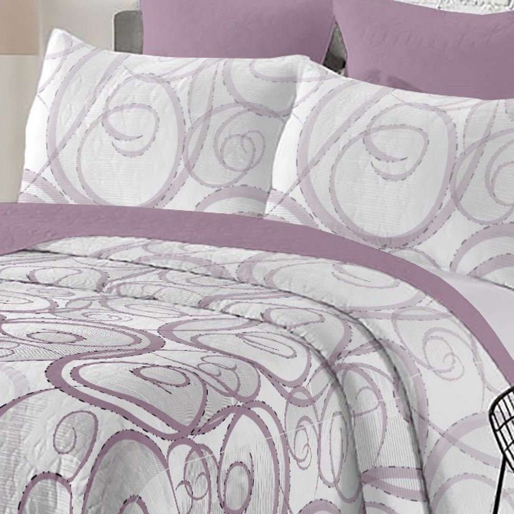 Imagen de Colchas Colcha Estampada Reversible en color Gris de Meishida