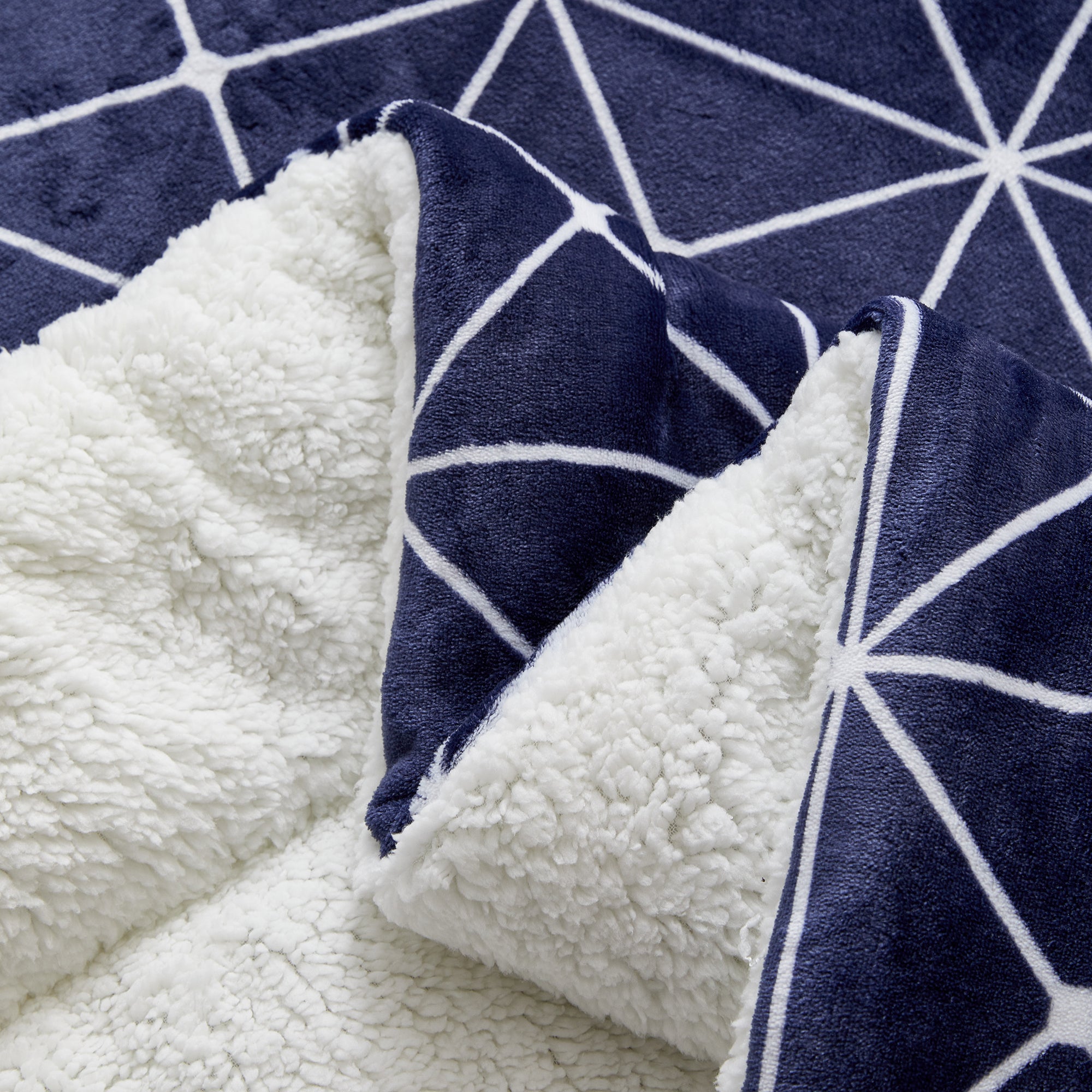 Imagen de Edredón nórdico Edredón Nórdico Borreguito con Funda de Almohada en color Azul marino de Meishida