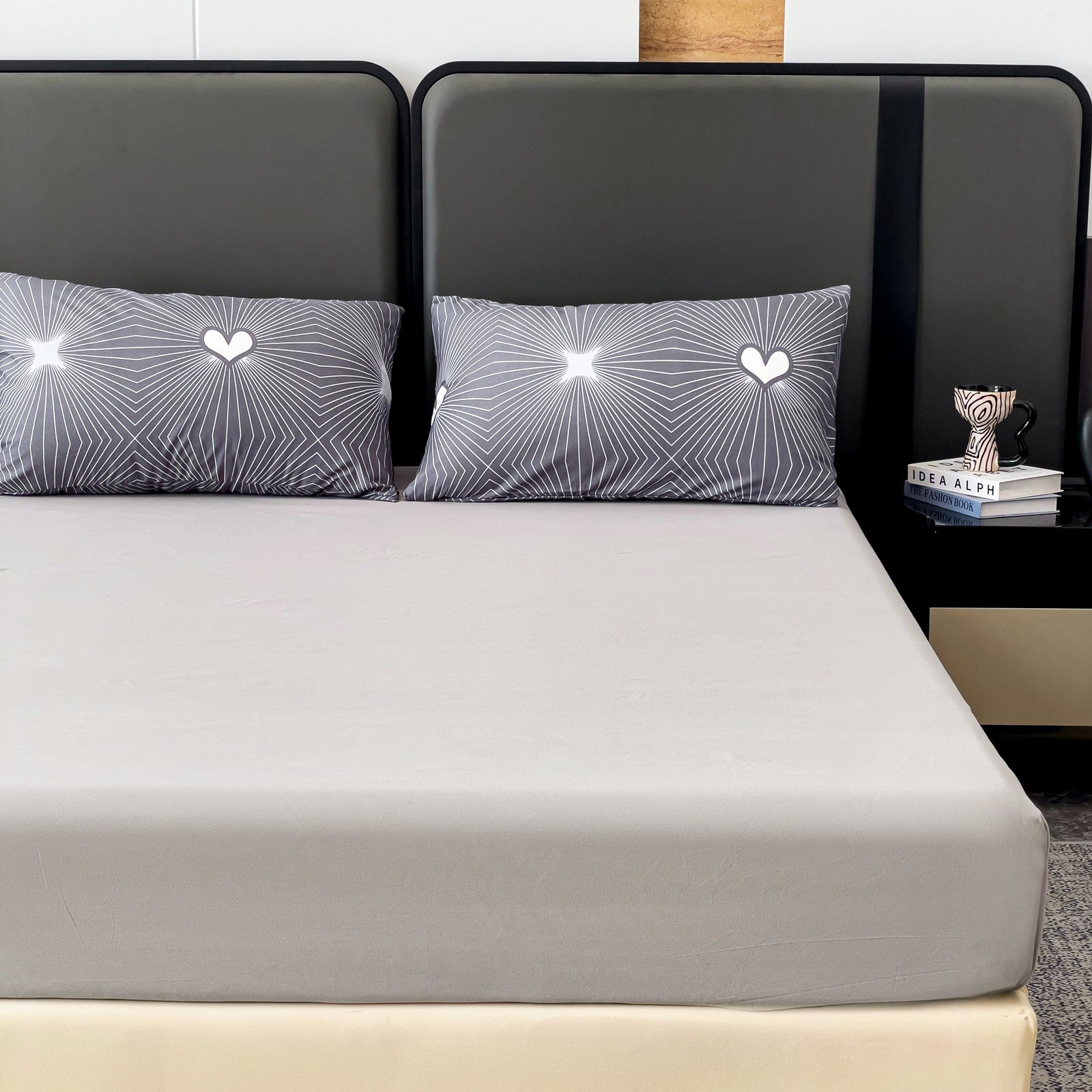 Imagen de Juego de sábanas Juego de cama 4 piezas Estampada Estrella en color Cama 90 de Meishida