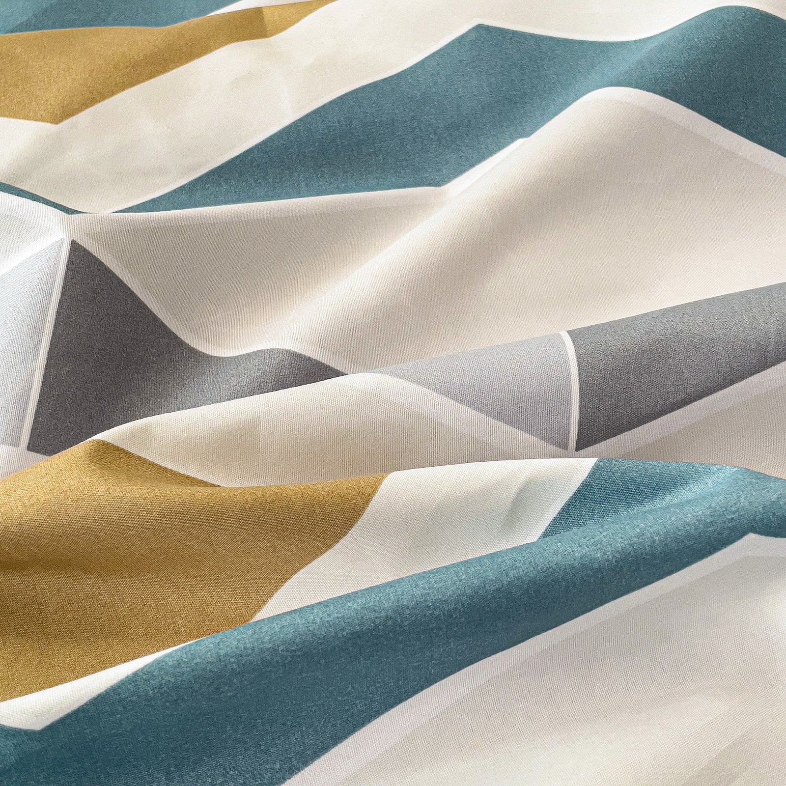 Imagen de Juego de sábanas Juego de sábanas 4 piezas con patrón geométrico en color Cama 90 de Meishida