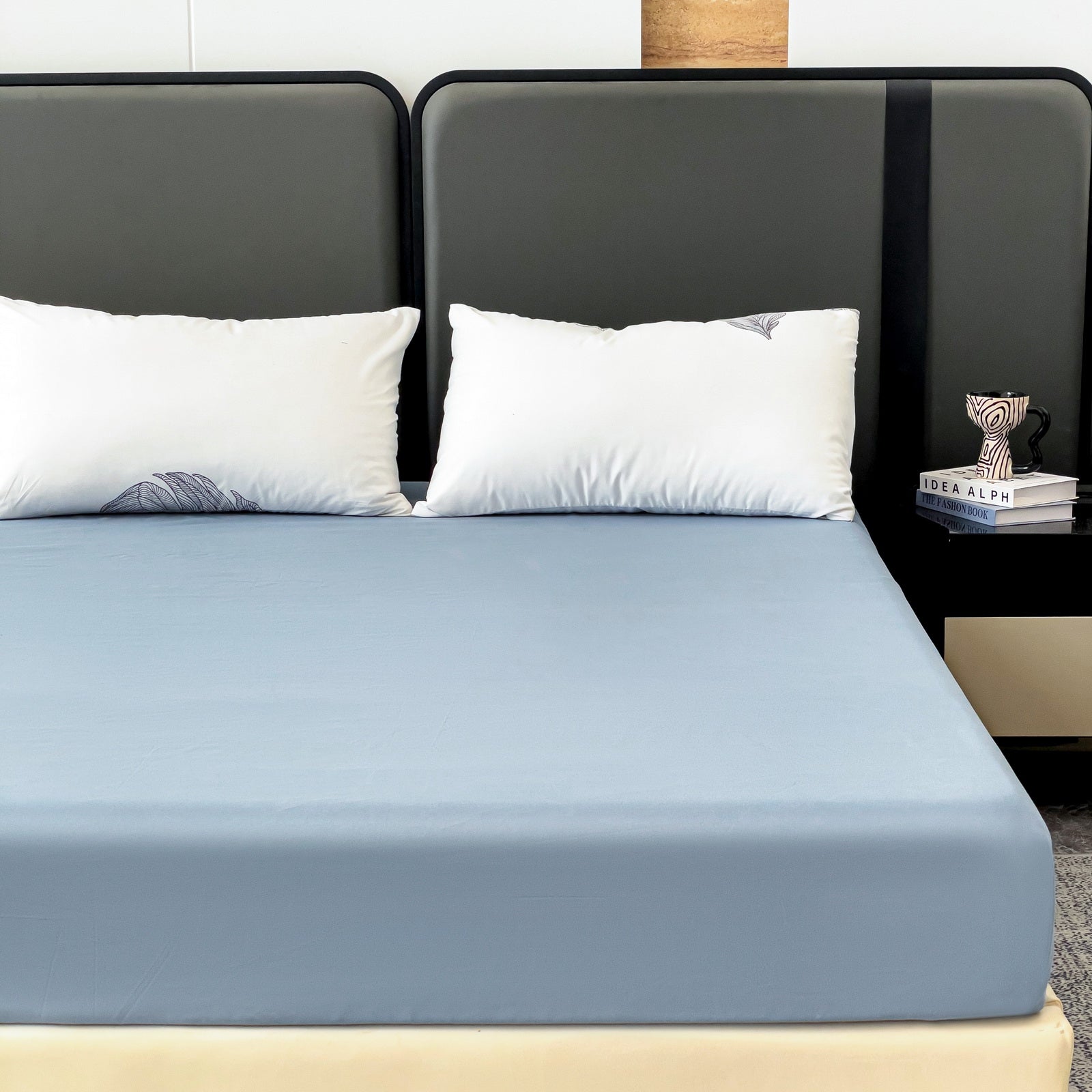 Imagen de Juego de sábanas Juego de sábanas 4 piezas – Suaves y fáciles de lavar en color Cama 90 de Meishida