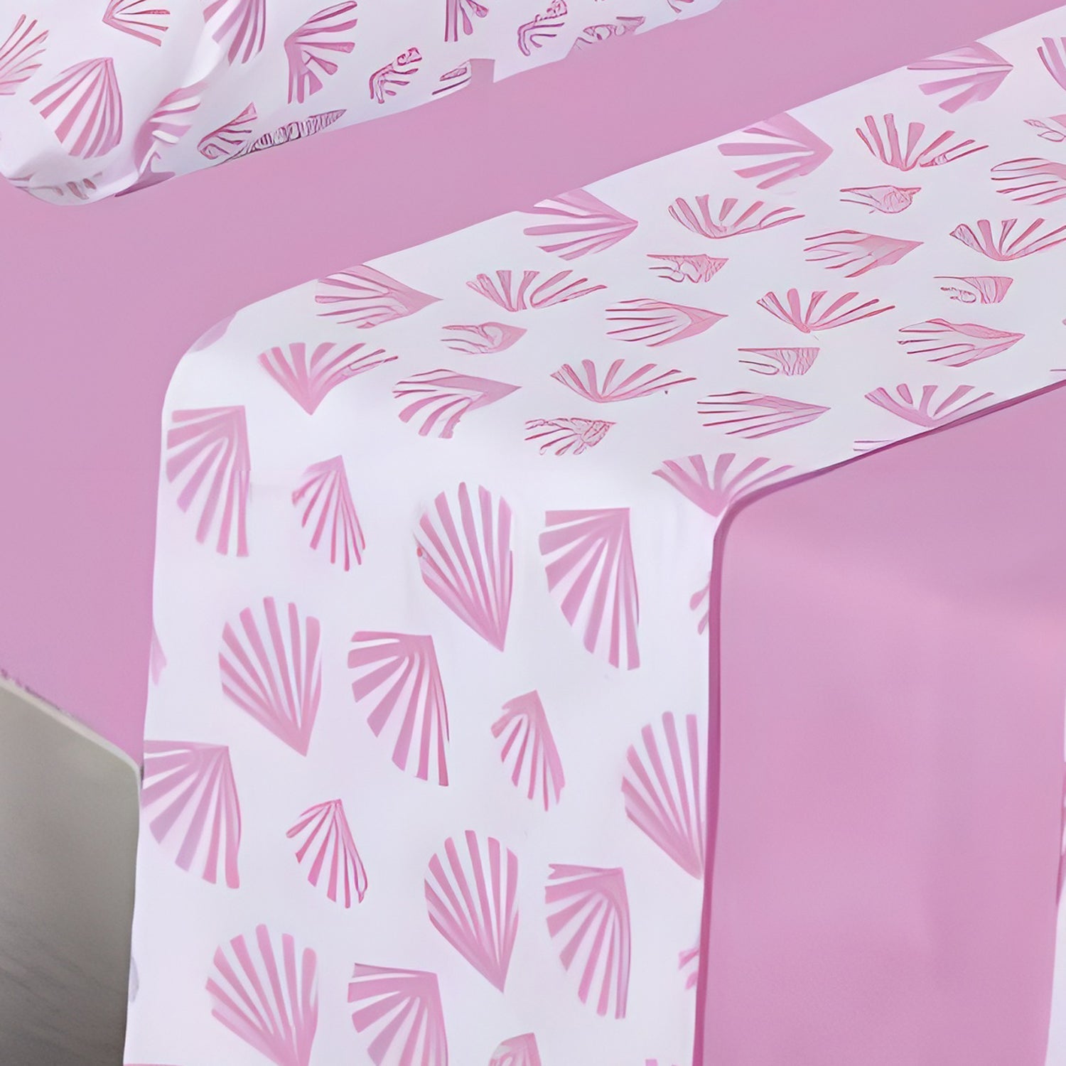 Imagen de Juego de sábanas Juego de Sábanas Estampado en color Rosa Oscuro de Meishida