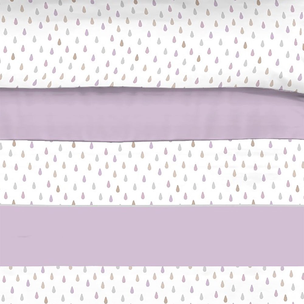 Imagen de Juego de sábanas Juego de Sábanas Estampado en color Morado de Meishida