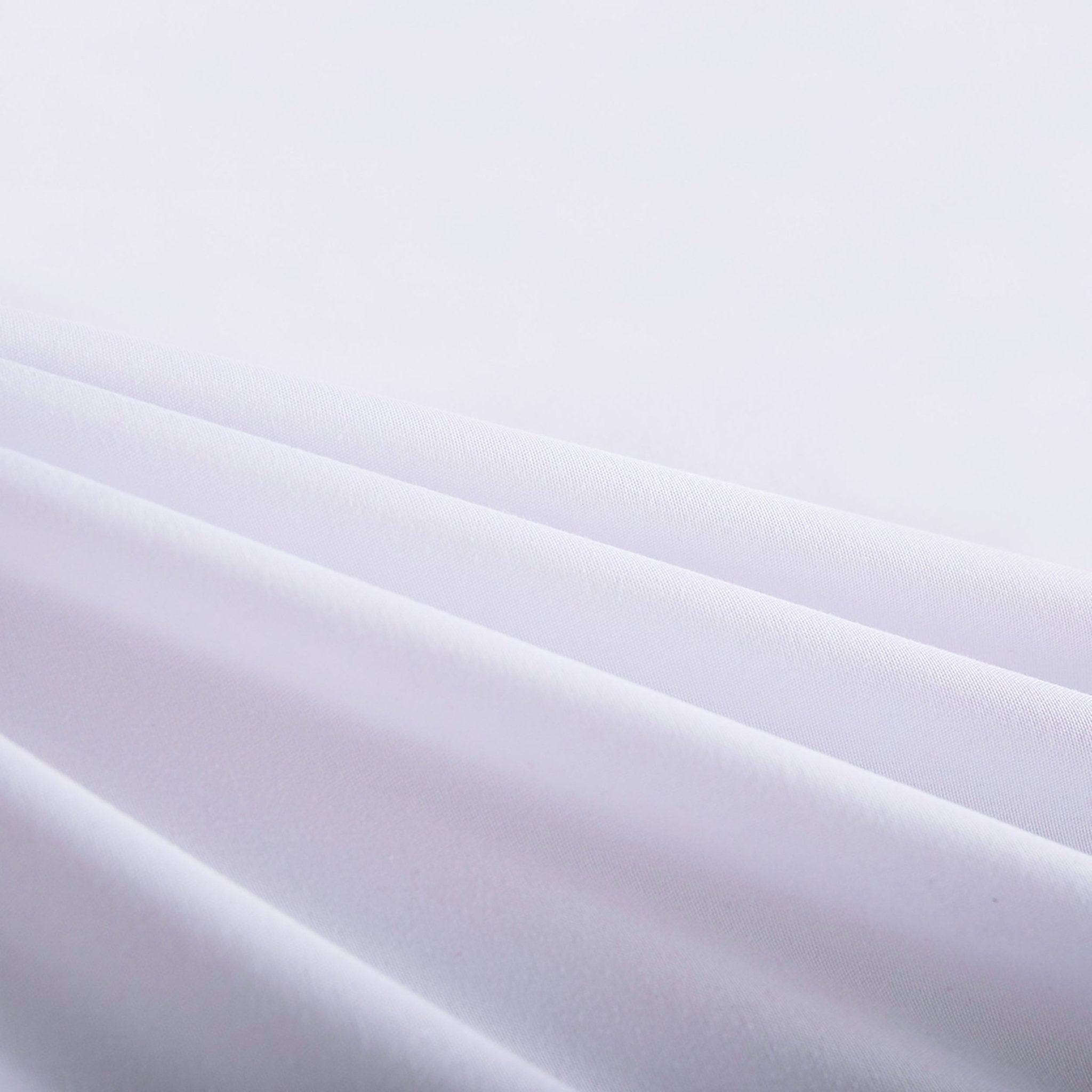 Imagen de sabana Juego de Sábanas Microfibra Liso - Blanco en color Cama 90 de Meishida