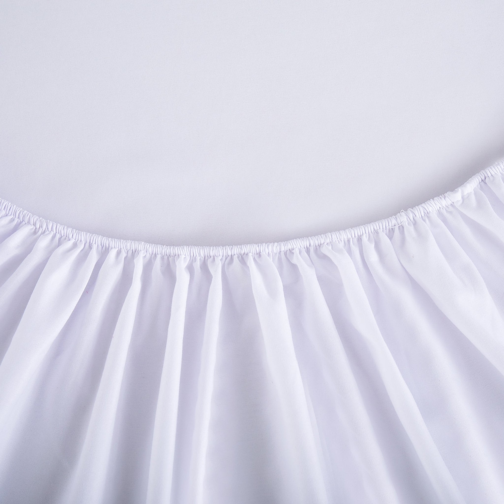 Imagen de sabana Juego de Sábanas Microfibra Liso - Blanco en color Cama 90 de Meishida