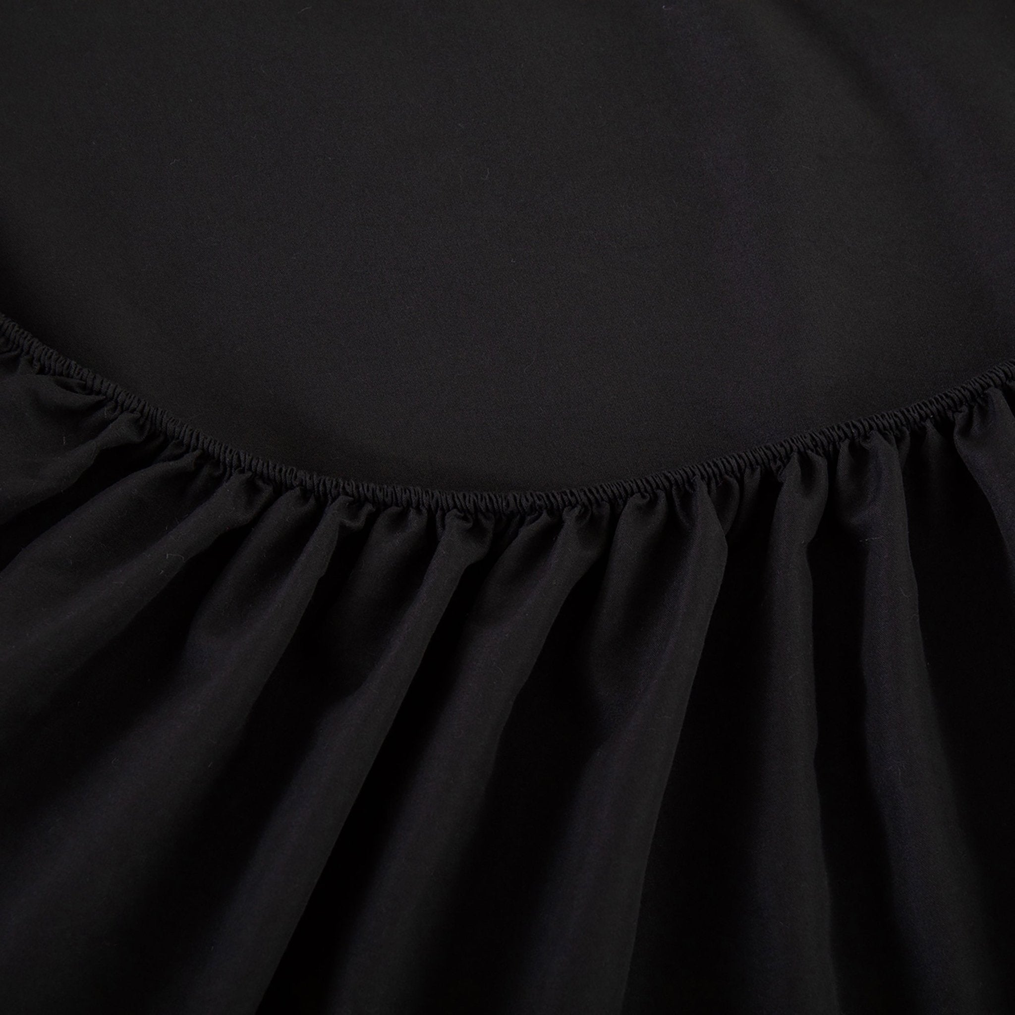 Imagen de sabana Juego de Sábanas Microfibra Liso - Negro en color Cama 90 de Meishida