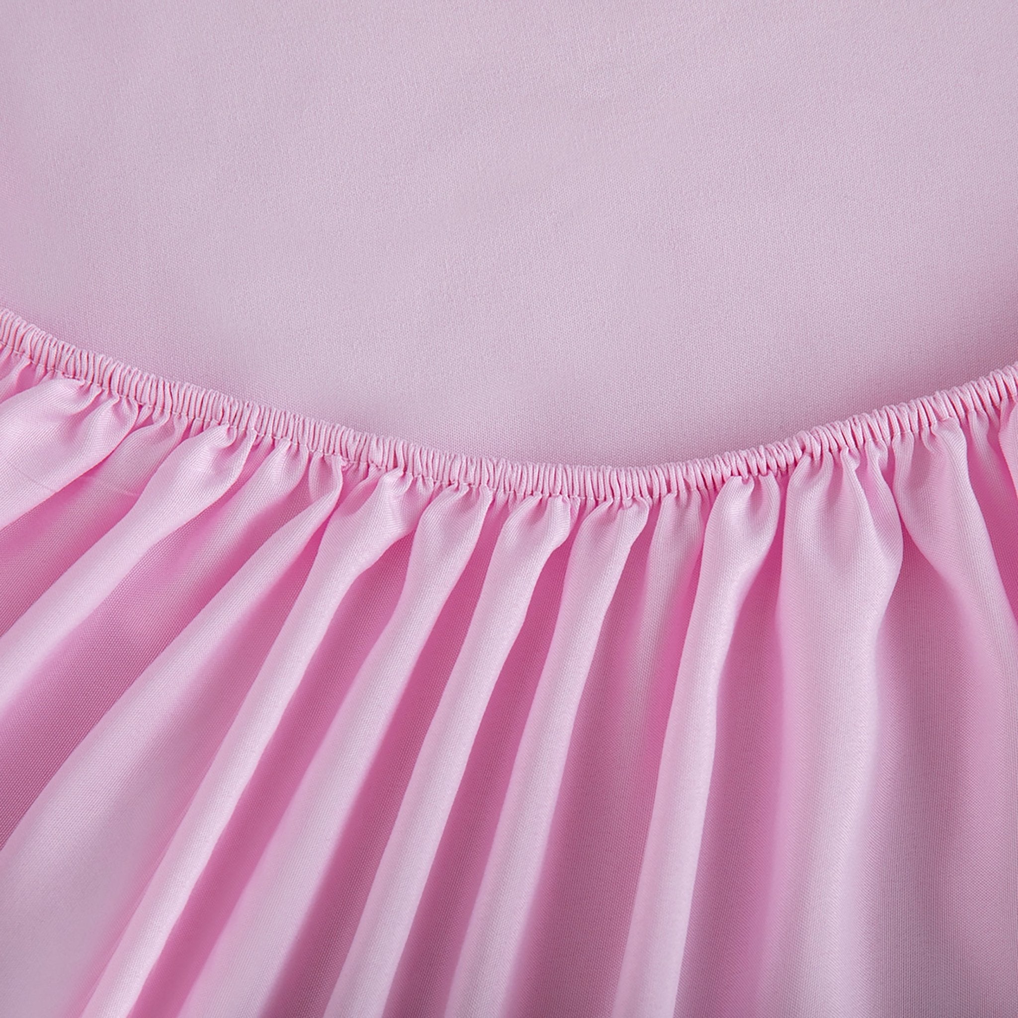 Imagen de sabana Juego de Sábanas Microfibra Liso - Rosa en color Cama 90 de Meishida