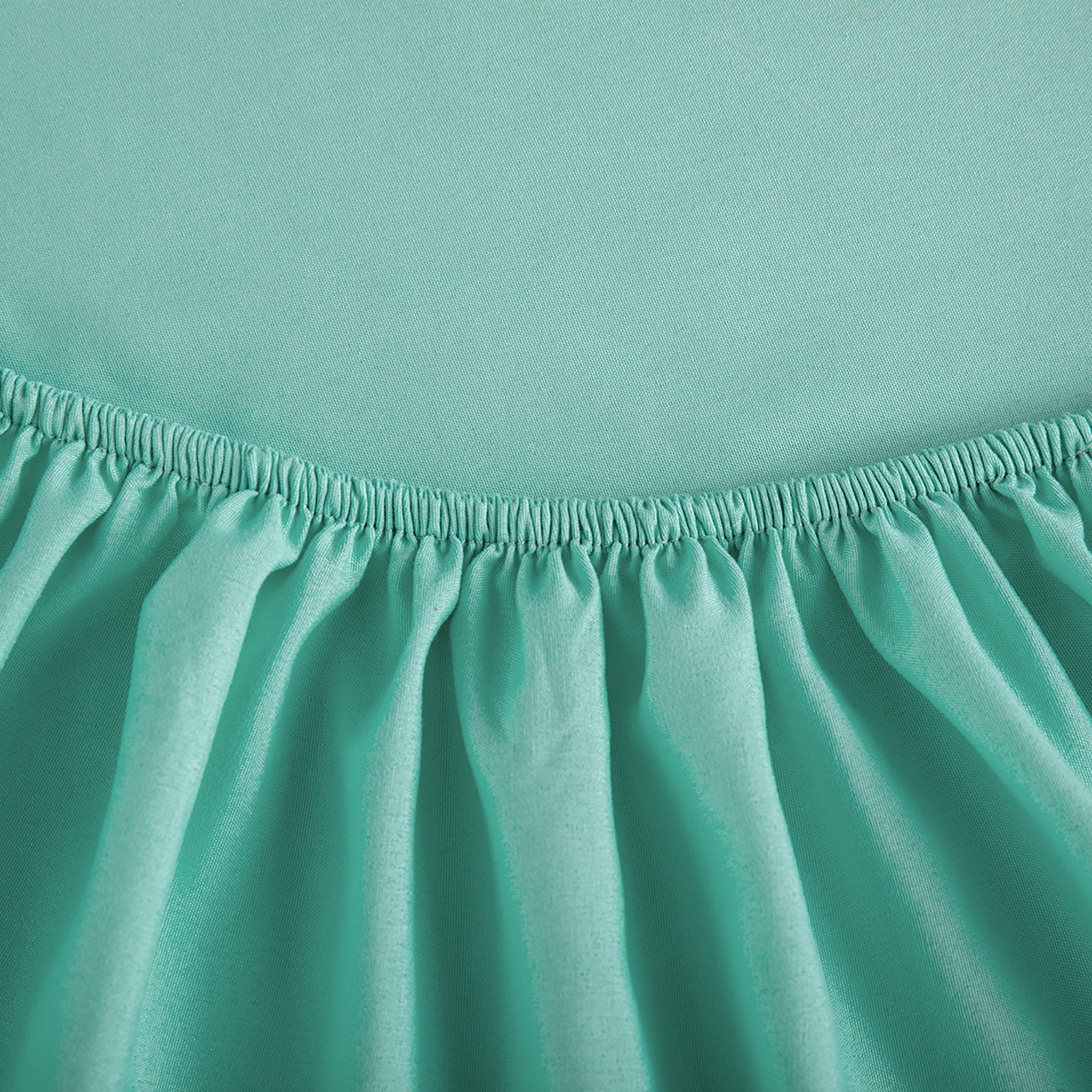 Imagen de sabana Juego de Sábanas Microfibra Liso - Verde en color Cama 90 de Meishida