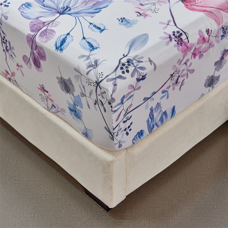 Imagen de sabana Juego Sábanas Estampada para Cama 3 Piezas Sábana Bajera Ajustable, Encimera, Funda de Almohada 11 en color Cama 90 de Meishida