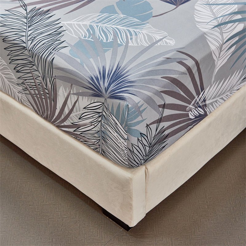 Imagen de Juego Sábanas Estampada para Cama 3 Piezas Sábana Bajera Ajustable, Encimera, Funda de Almohada 12 en color Cama 90 de Meishida