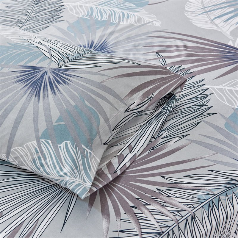 Imagen de Juego Sábanas Estampada para Cama 3 Piezas Sábana Bajera Ajustable, Encimera, Funda de Almohada 12 en color Cama 90 de Meishida