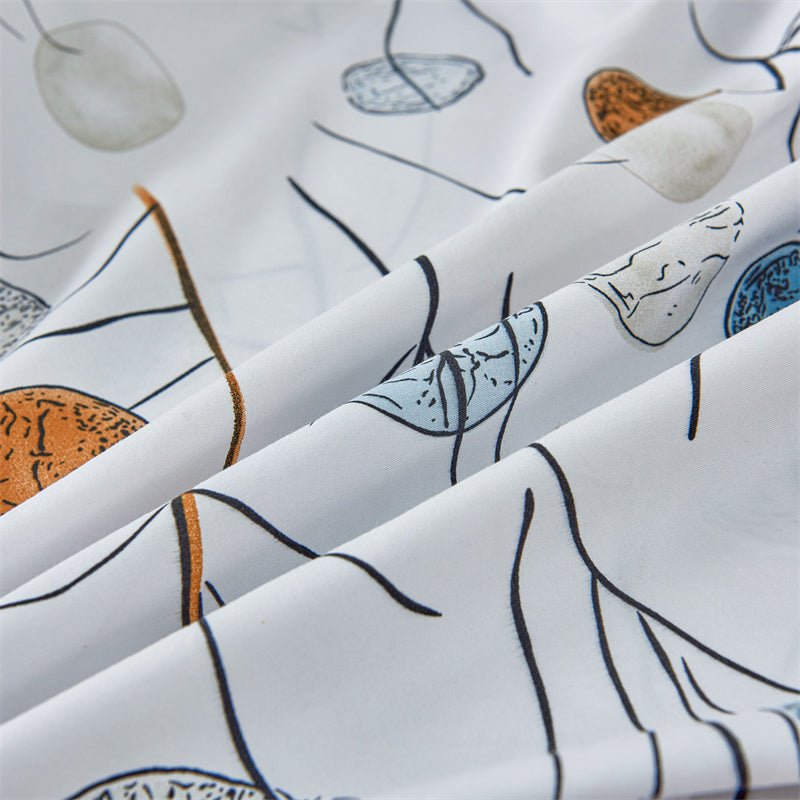 Imagen de Juego Sábanas Estampada para Cama 3 Piezas Sábana Bajera Ajustable, Encimera, Funda de Almohada 9 en color Cama 90 de Meishida