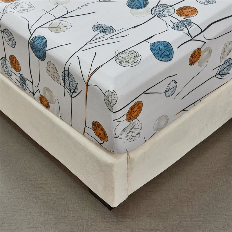 Imagen de Juego Sábanas Estampada para Cama 3 Piezas Sábana Bajera Ajustable, Encimera, Funda de Almohada 9 en color Cama 90 de Meishida