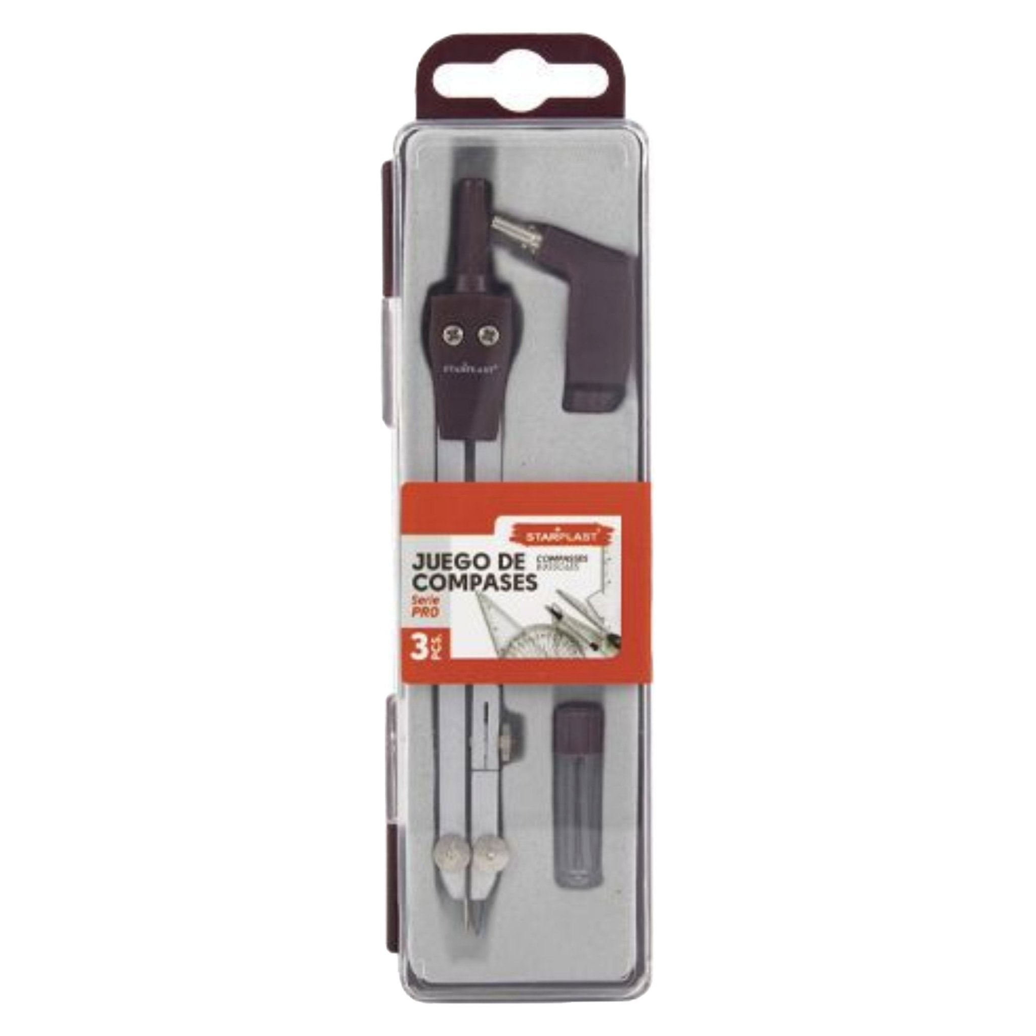 Imagen de Material escolar primaria infantil vuelta al cole en color Juego de compases de Meishida