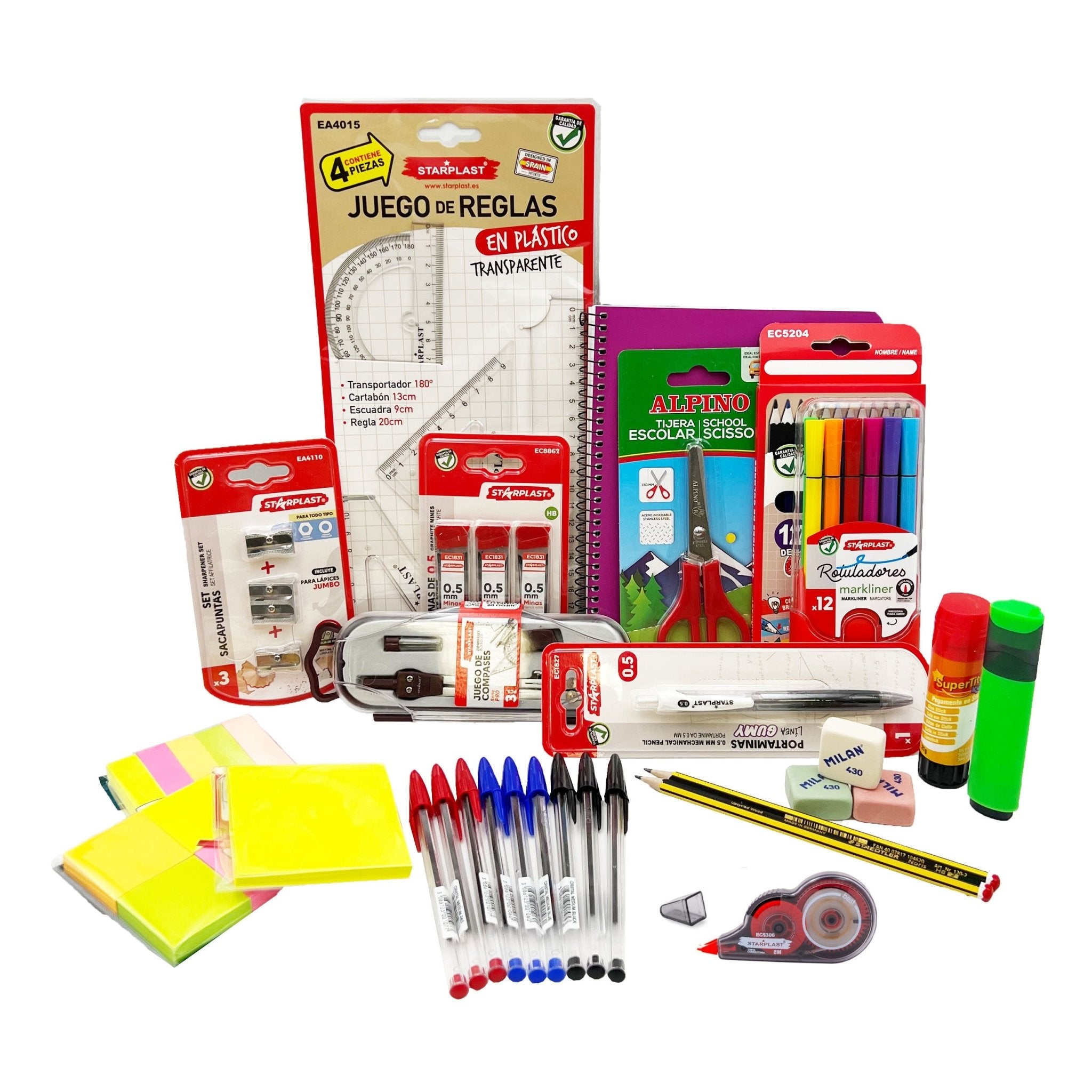 Imagen de Material escolar primaria infantil vuelta al cole en color Lápiz HB 2U de Meishida