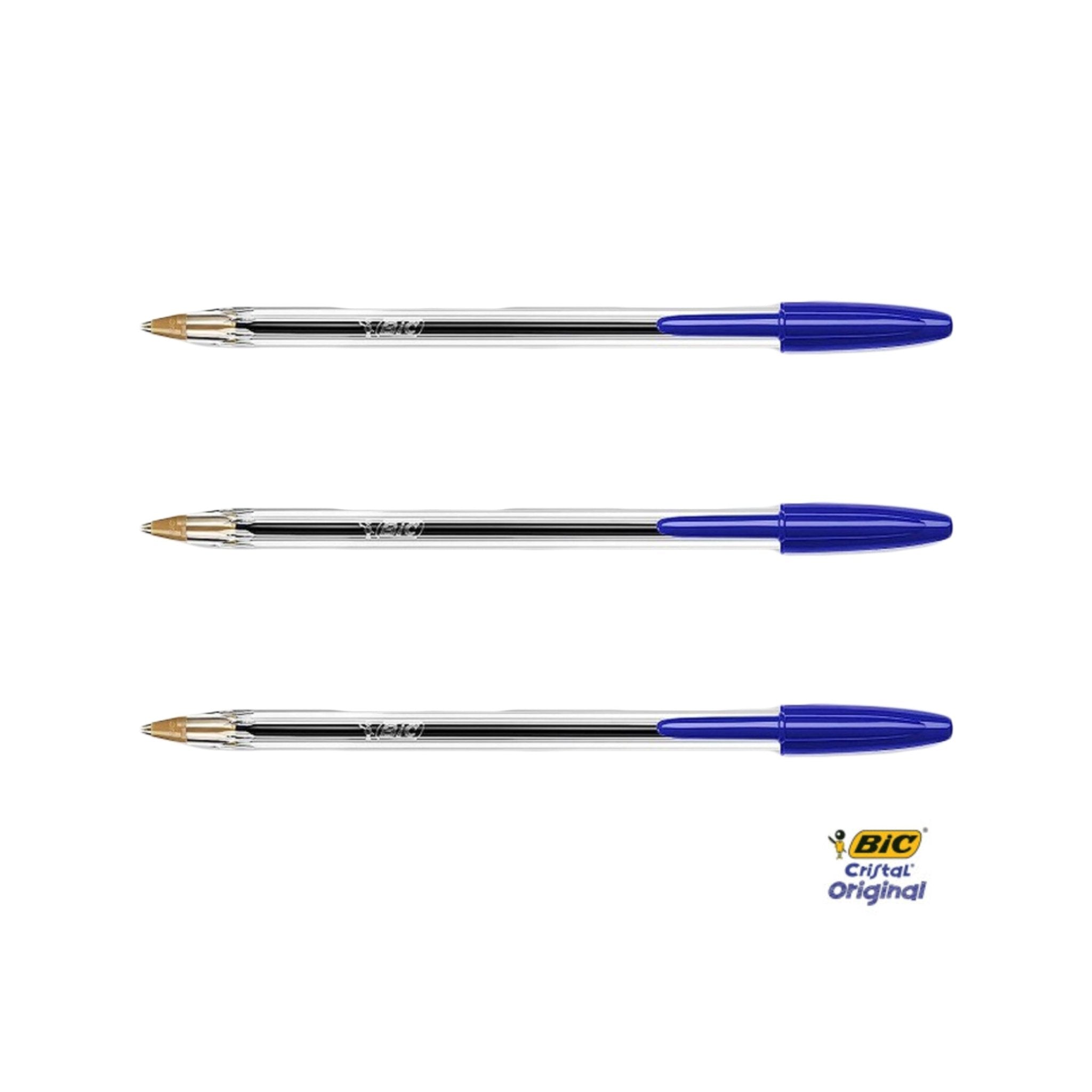 Imagen de Material escolar primaria infantil vuelta al cole en color Bic Azul 3U de Meishida