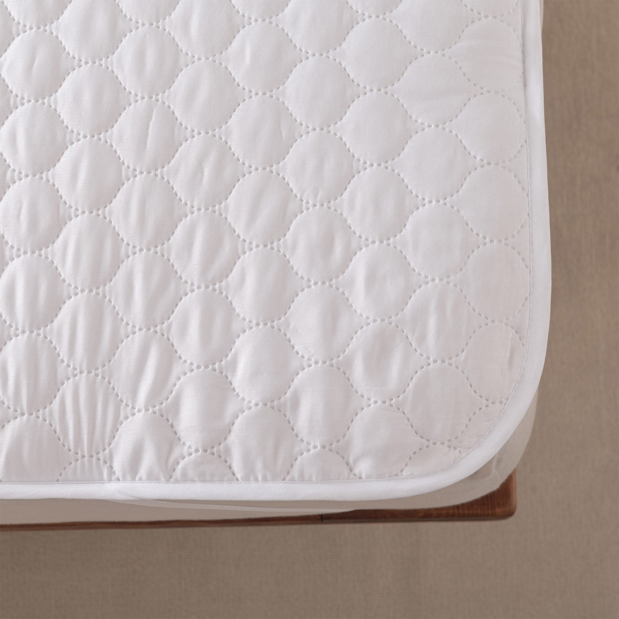 Imagen de Protector colchón Protector de colchón acolchado impermeable con esquinas elásticas en color Cama 90 de Meishida