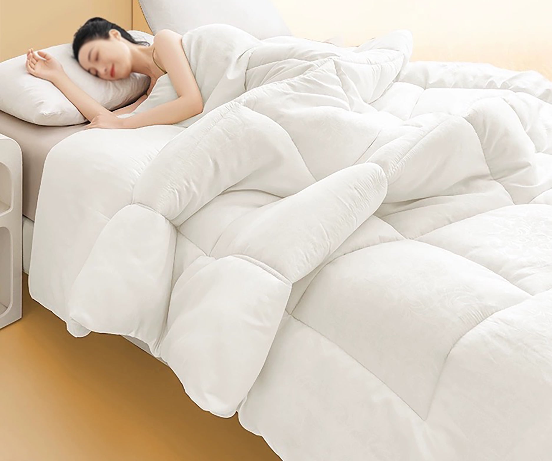 Imagen de Relleno Nórdico Relleno Nórdico de Fibra Hueca, Edredón 400gr/m² para Otoño Invierno en color 160X220 cm de Meishida