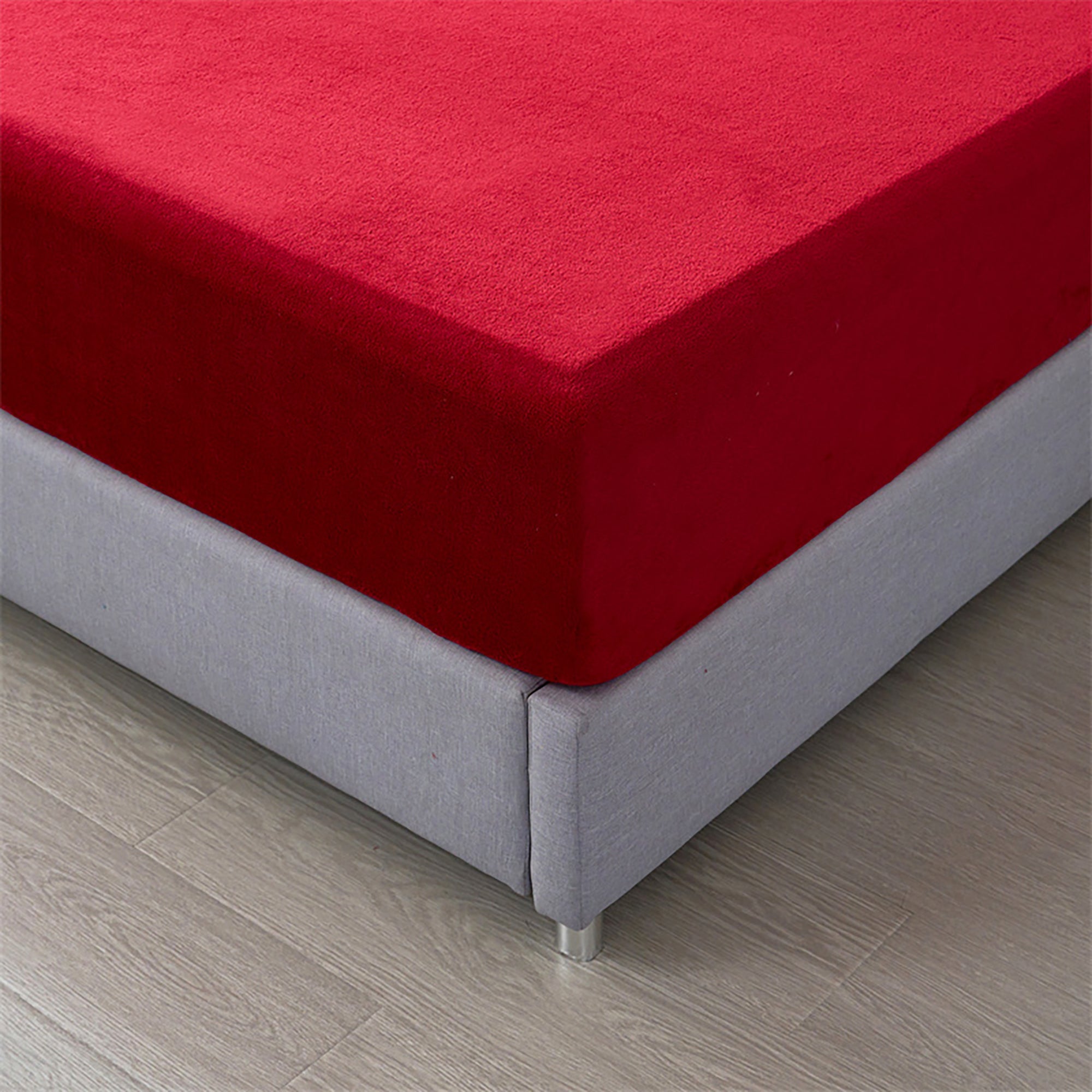 Imagen de sabana Sábana Bajera Coralina en color Vino de Meishida