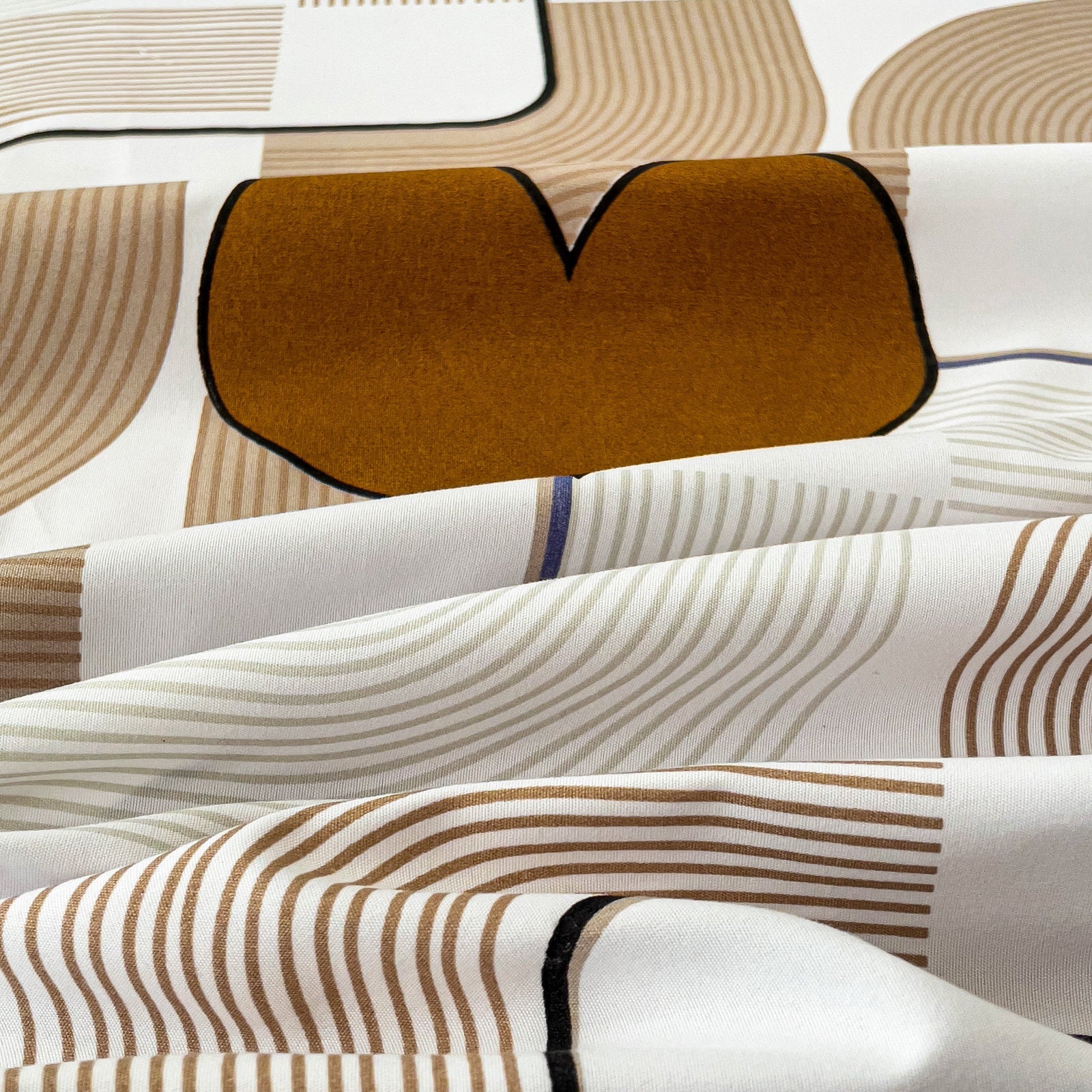 Imagen de Juego de sábanas Sábanas 4 piezas Estampado geométrico en color Cama 90 de Meishida