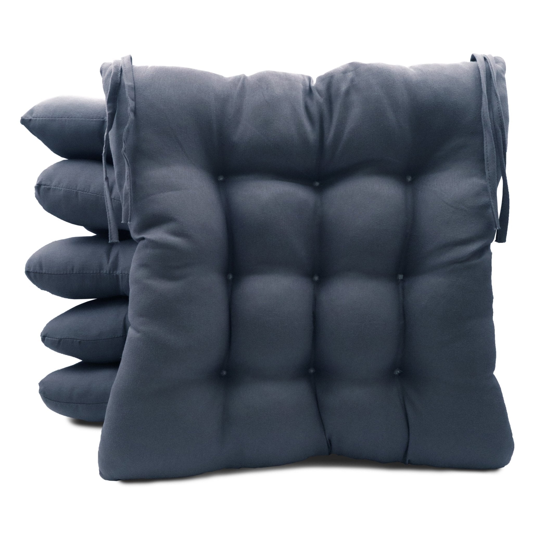 Imagen de Cojín para sillas Cojín silla Pack de 6 en color 40x40x7cm de Meishida