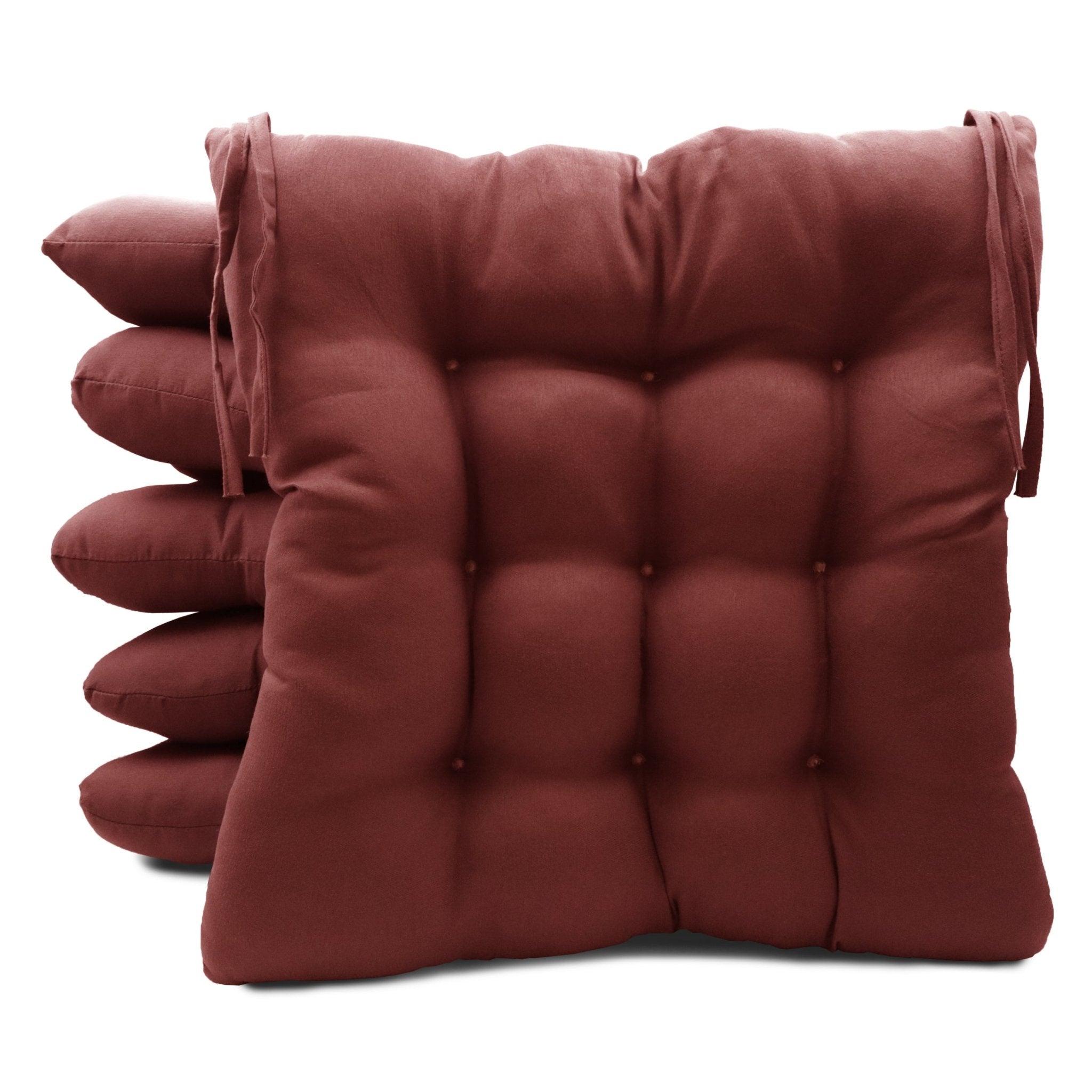 Imagen de Cojín para sillas Cojín silla Pack de 6 en color 40x40x7cm de Meishida