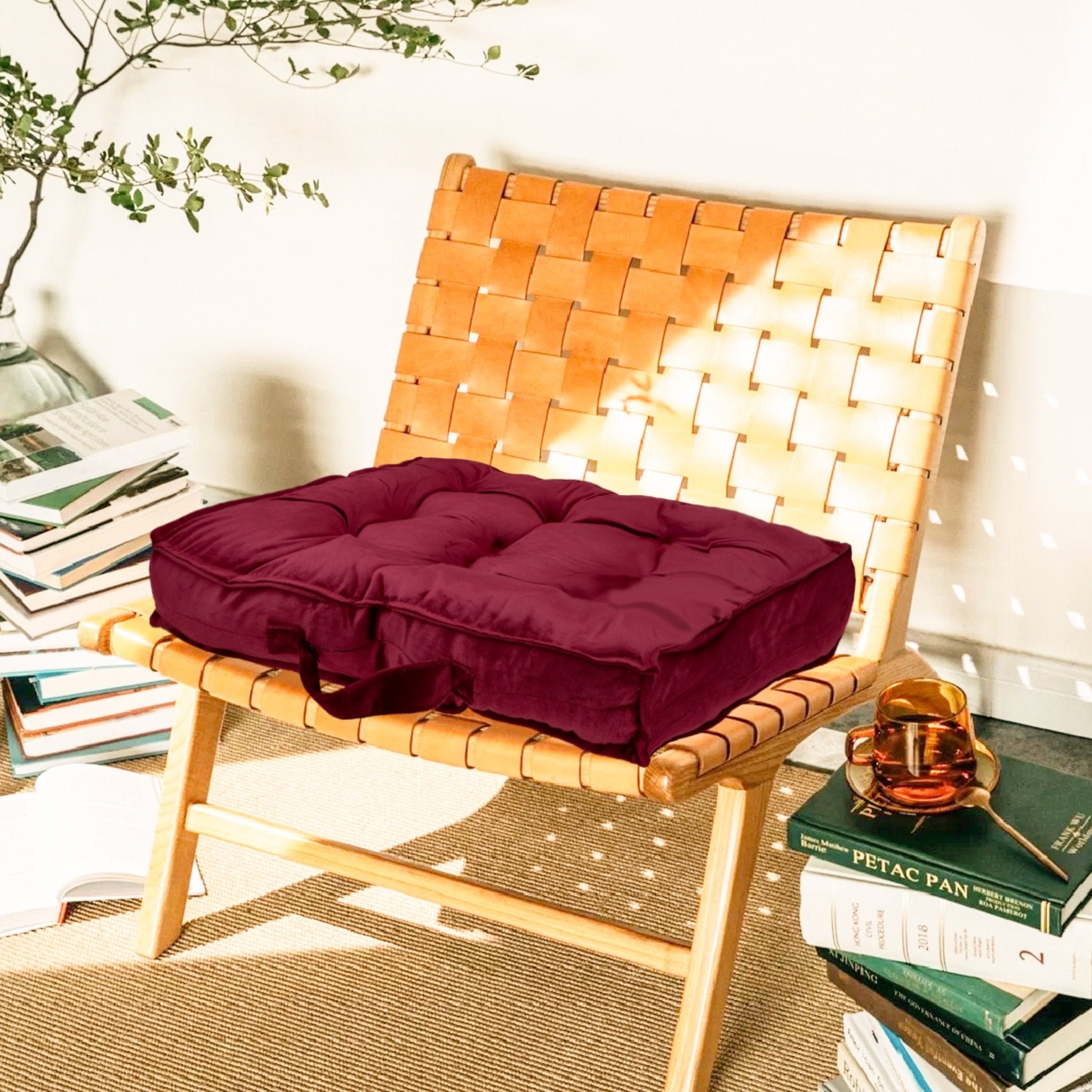 Imagen de Cojín para sillas Cojín Suelo o Sillones jardín en color 60x60x10cm de Meishida