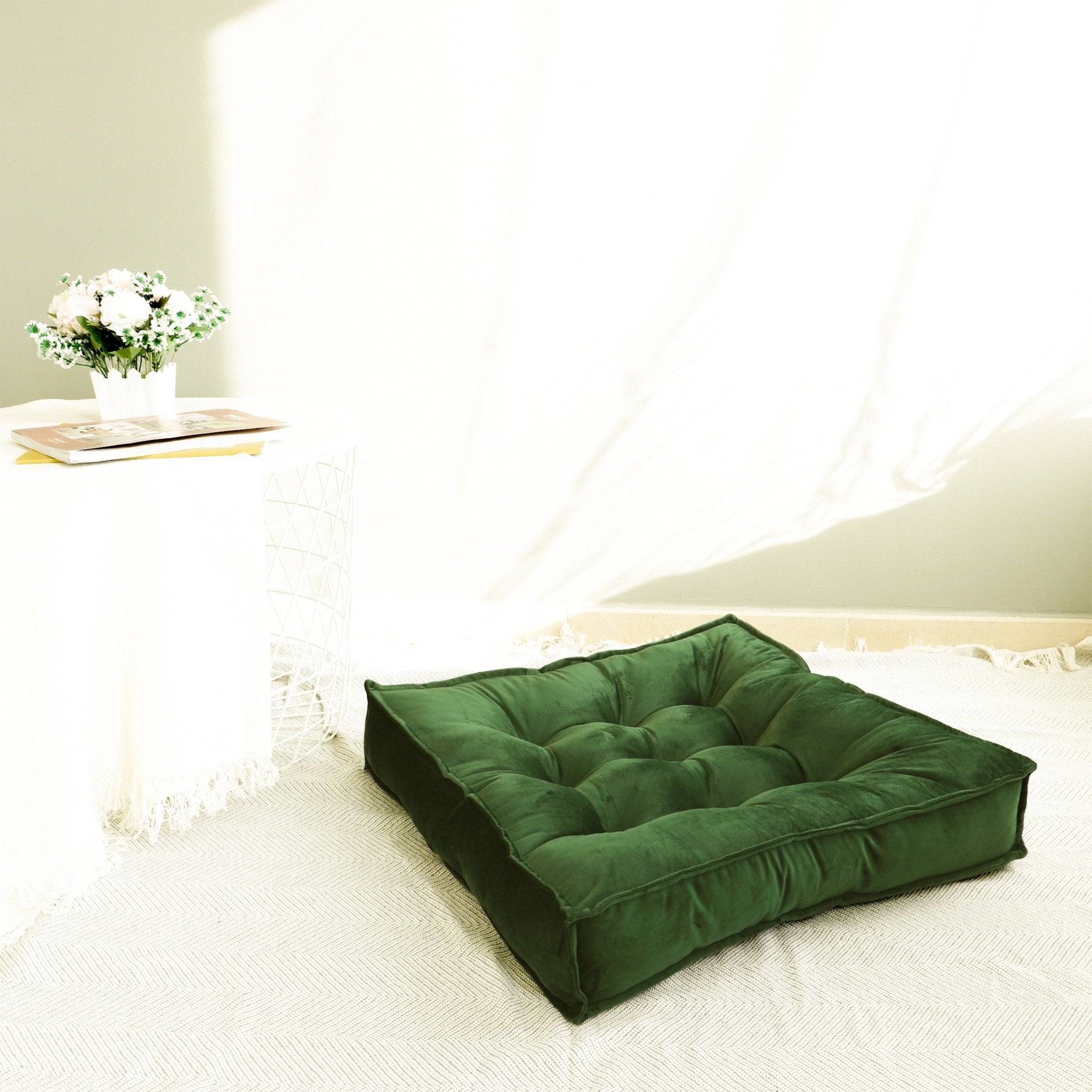 Imagen de Cojín para sillas Cojín Suelo o Sillones jardín en color 60x60x10cm de Meishida