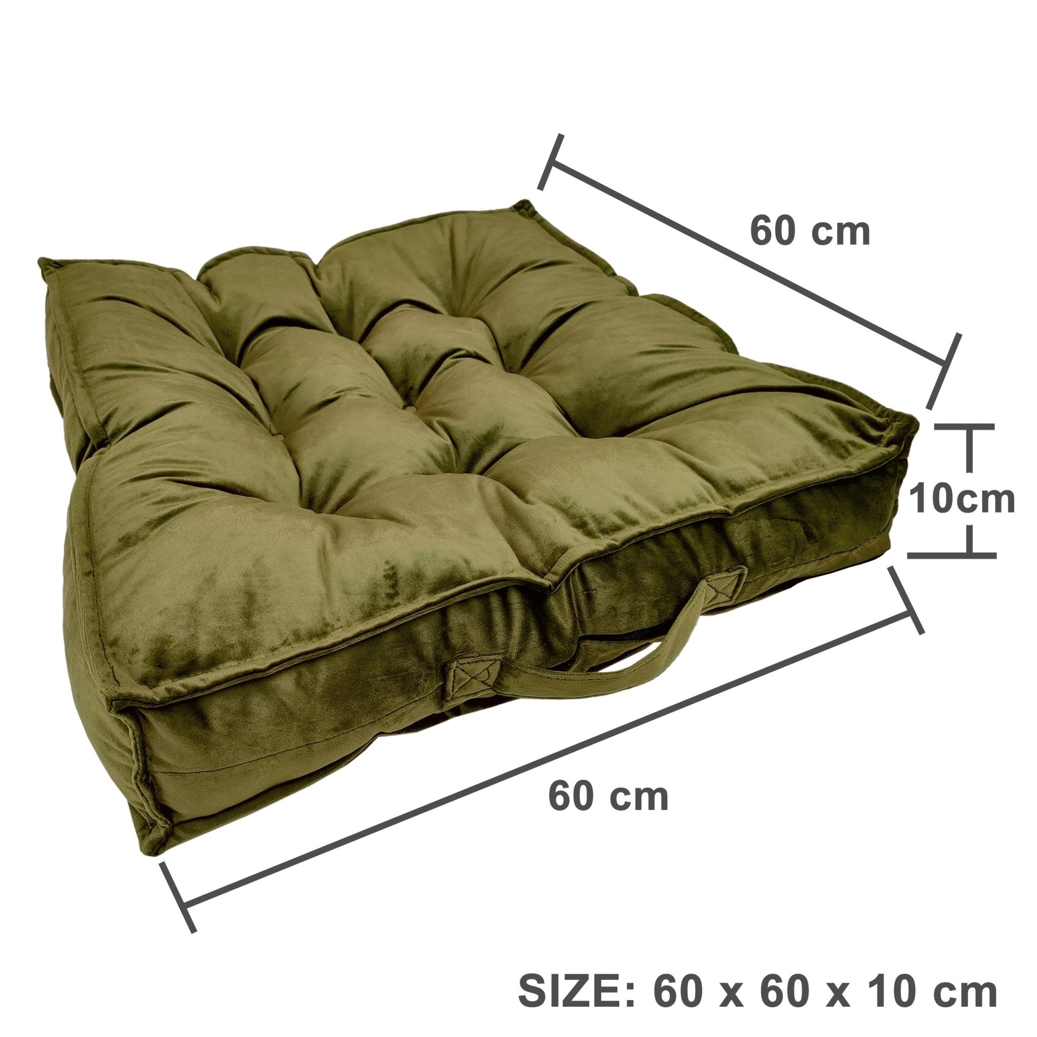 Imagen de Cojín para sillas Cojín Suelo o Sillones jardín en color 60x60x10cm de Meishida