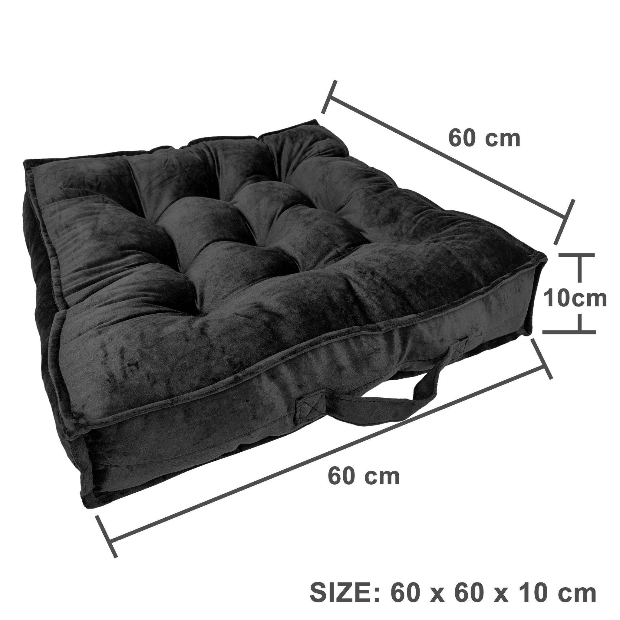 Imagen de Cojín para sillas Cojín Suelo o Sillones jardín en color 60x60x10cm de Meishida