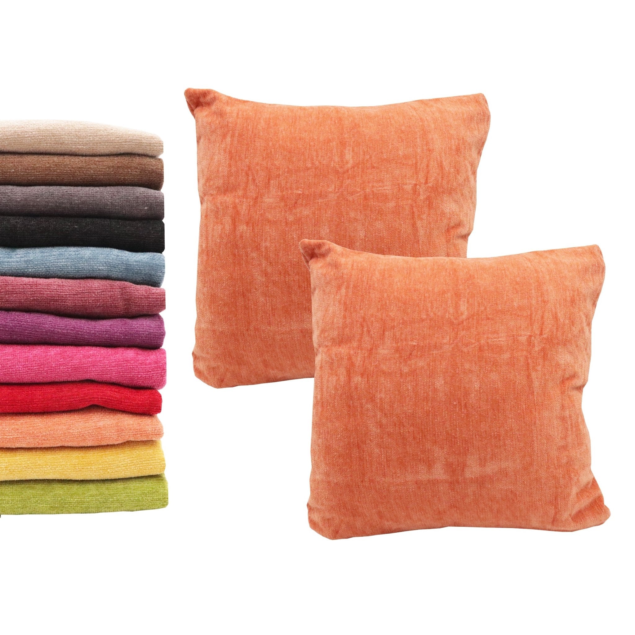 Imagen de Casa y jardín Funda para cojín Chenilla cuadricular (Pack 2) en color 45x45 de Meishida