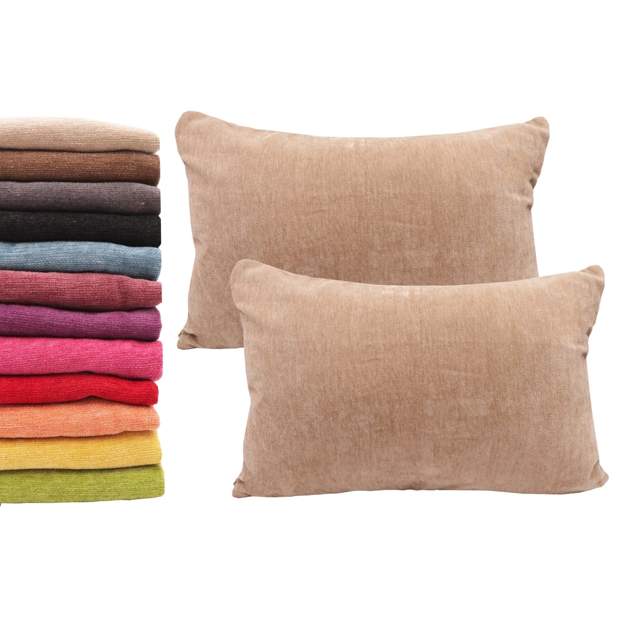 Imagen de Decoración Funda para cojín Chenilla rectangular (Pack 2) en color 40x60 de Meishida