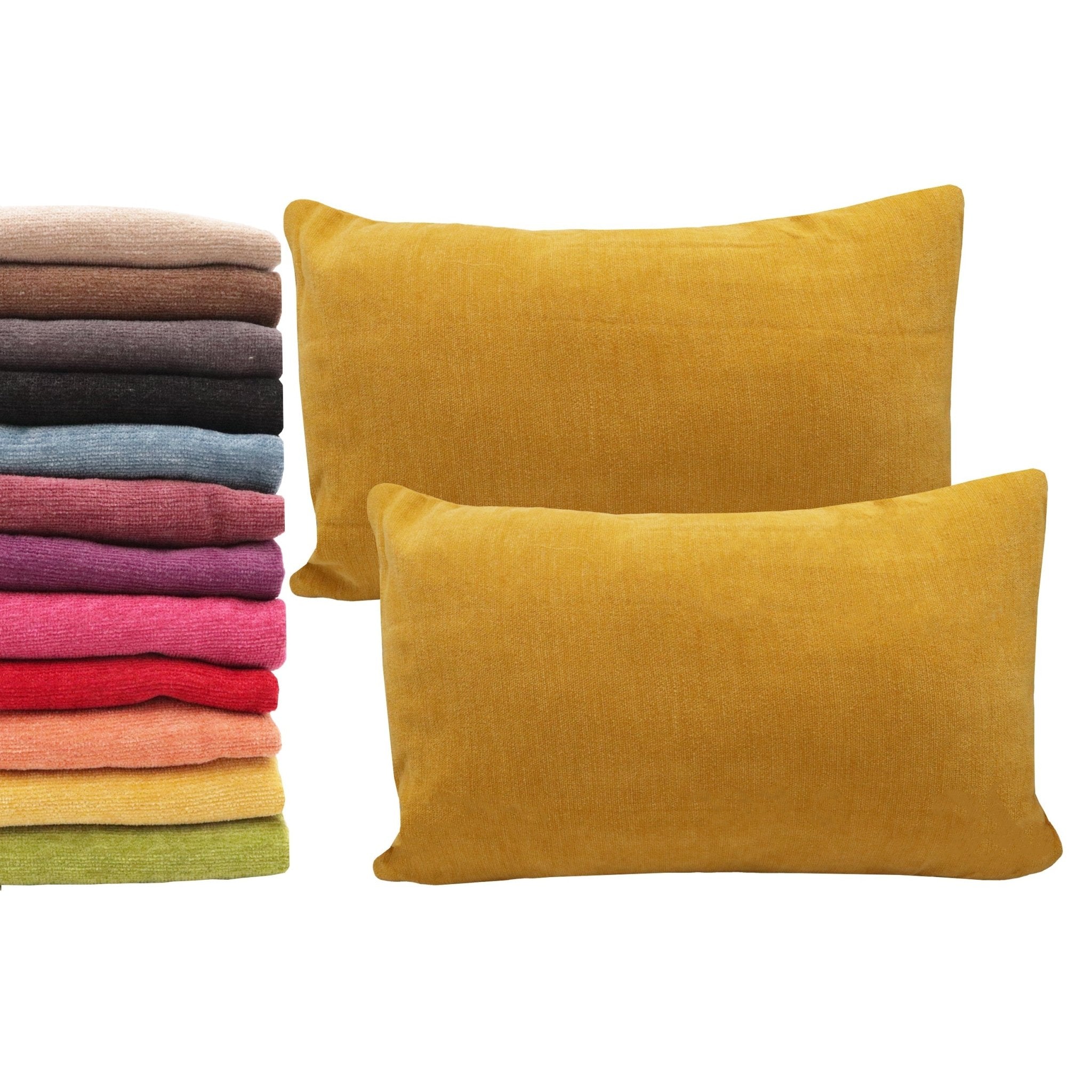 Imagen de Decoración Funda para cojín Chenilla rectangular (Pack 2) en color 40x60 de Meishida